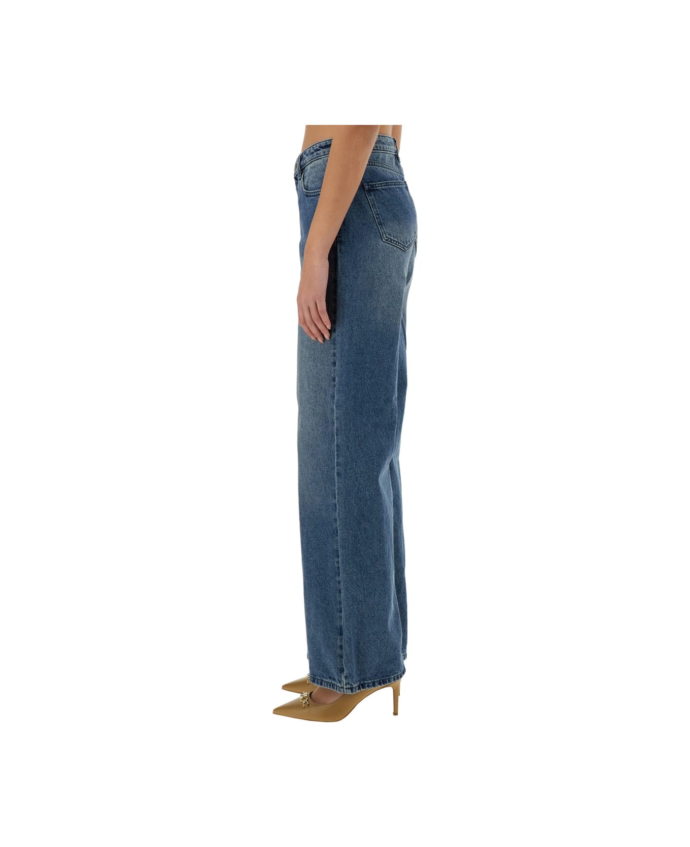 Michael Kors Collection Straight Leg Jeans - Union Wash