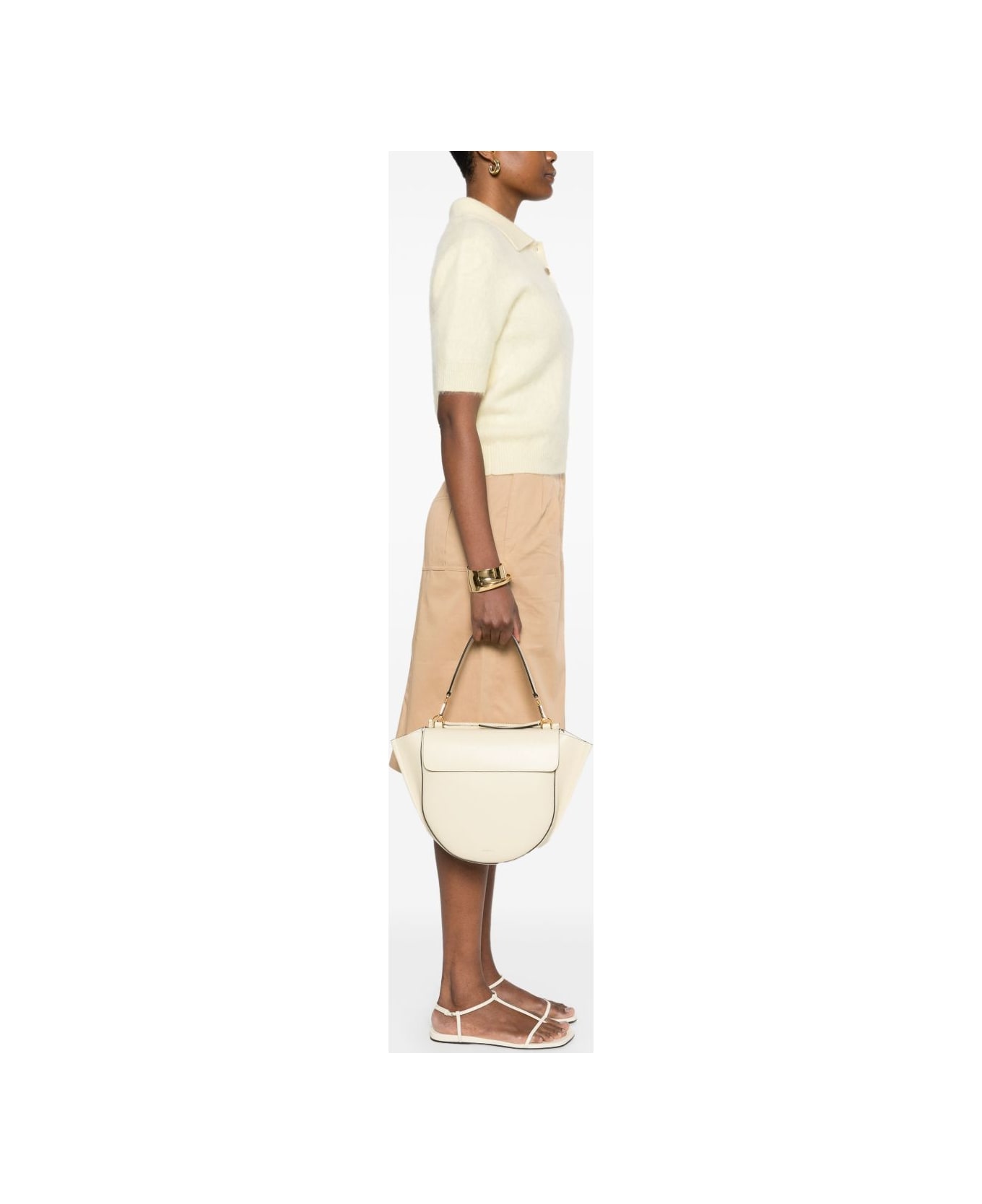 Wandler Hortensia Medium Shoulder Bag - White