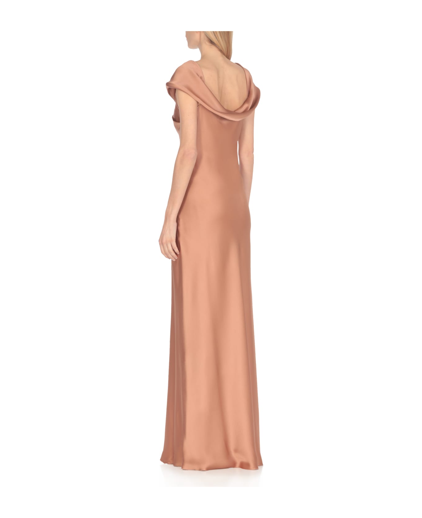 Alberta Ferretti Silk Blend Dress - Pink