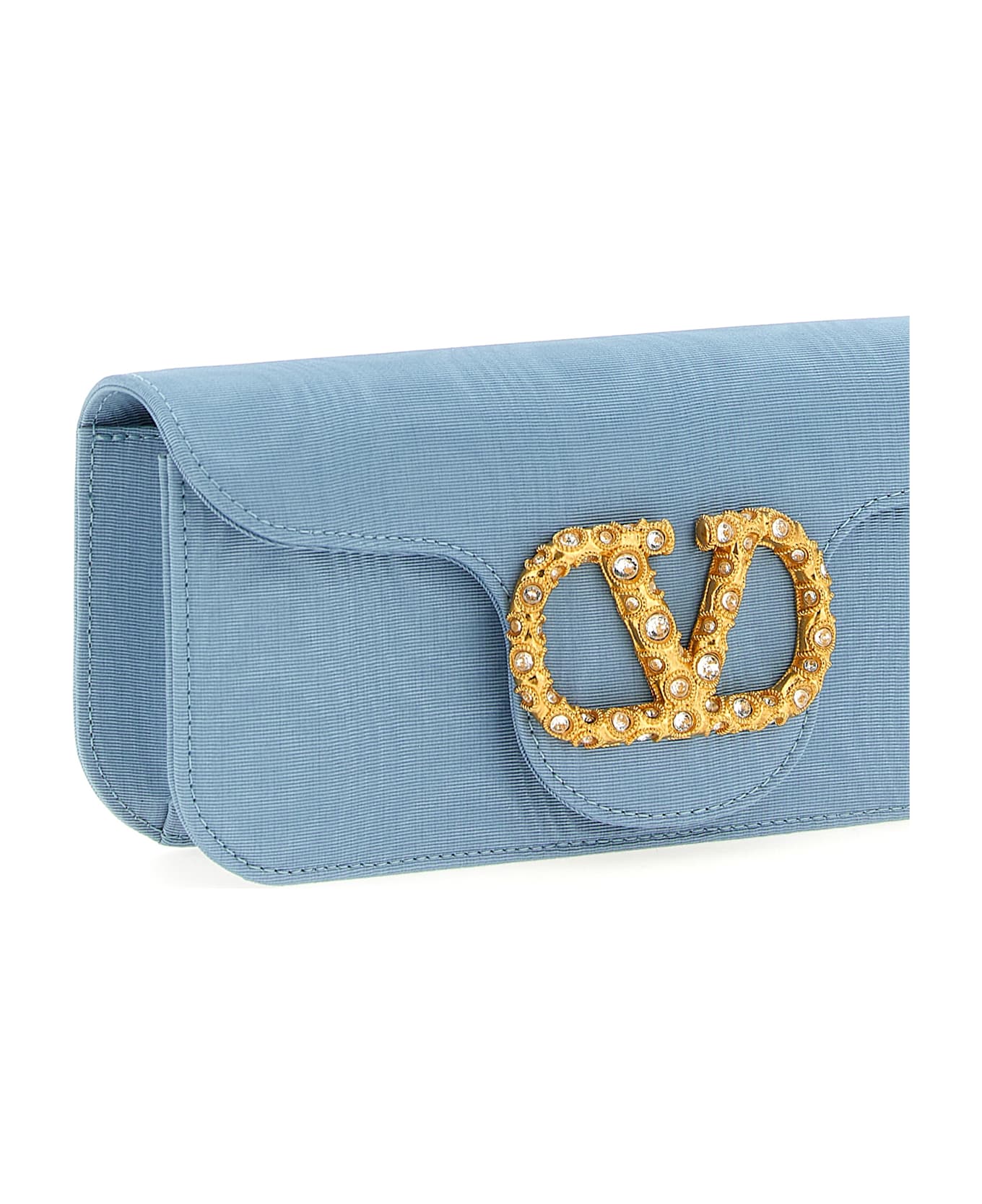 Valentino Garavani 
locò
 Clutch Bag - Light Blue