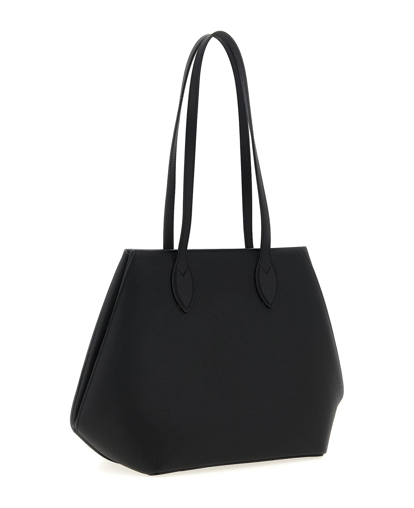 Valextra Medium 
vivi
 Shopping Bag - Black  
