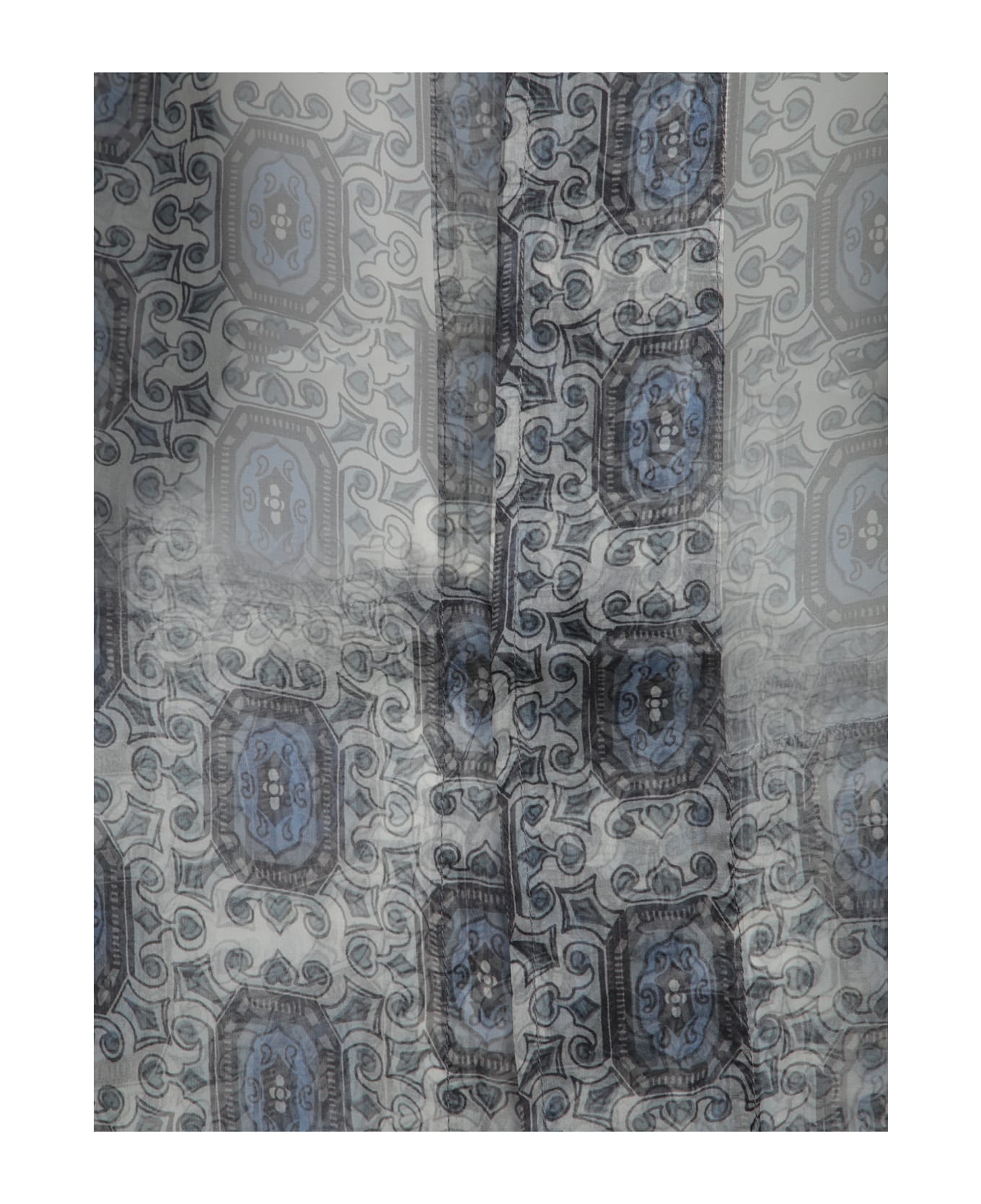 Pierre-Louis Mascia Kobes Organza Blue Duster Coat - Blue