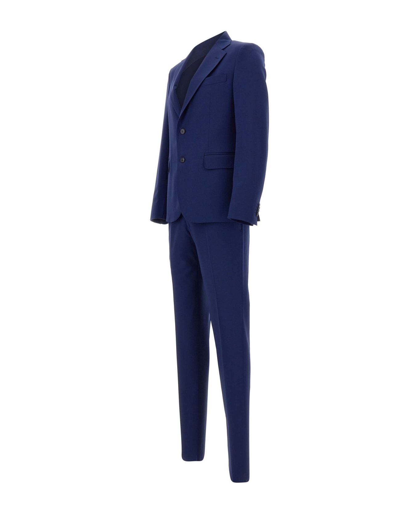 Brian Dales Two-piece Wool Blend Suit - BLUE