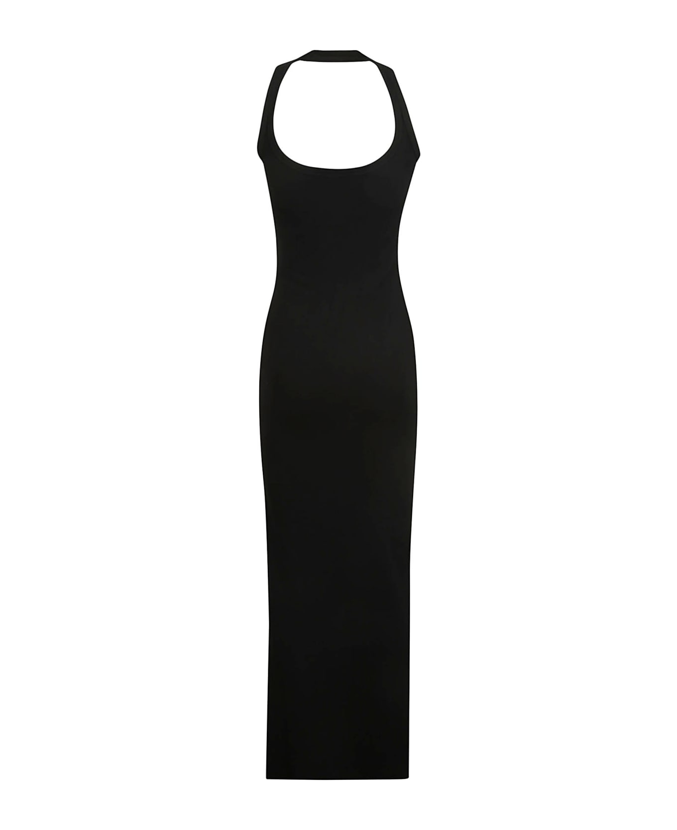 Courrèges Hyperbole 90's Rib Dress - Black