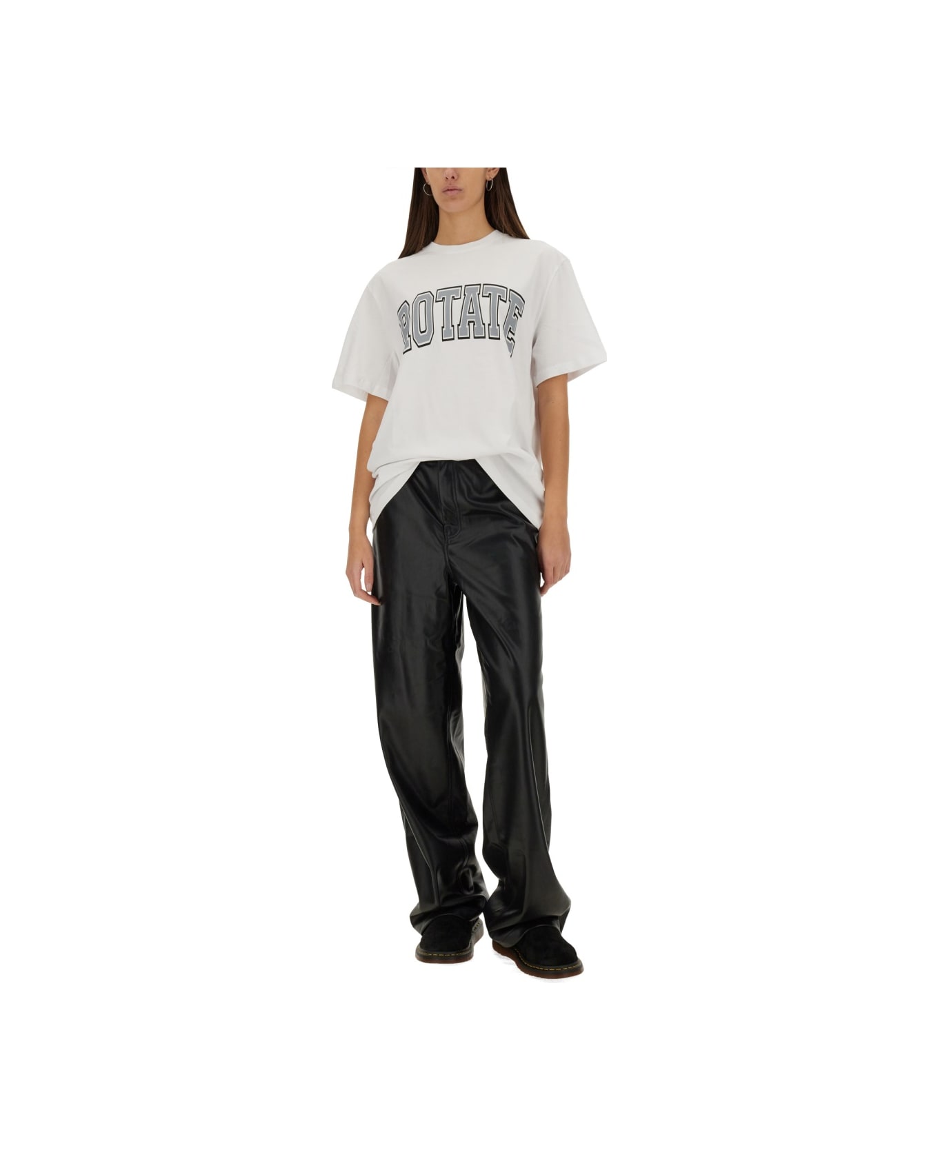 Rotate by Birger Christensen T-shirt With Logo - bianco