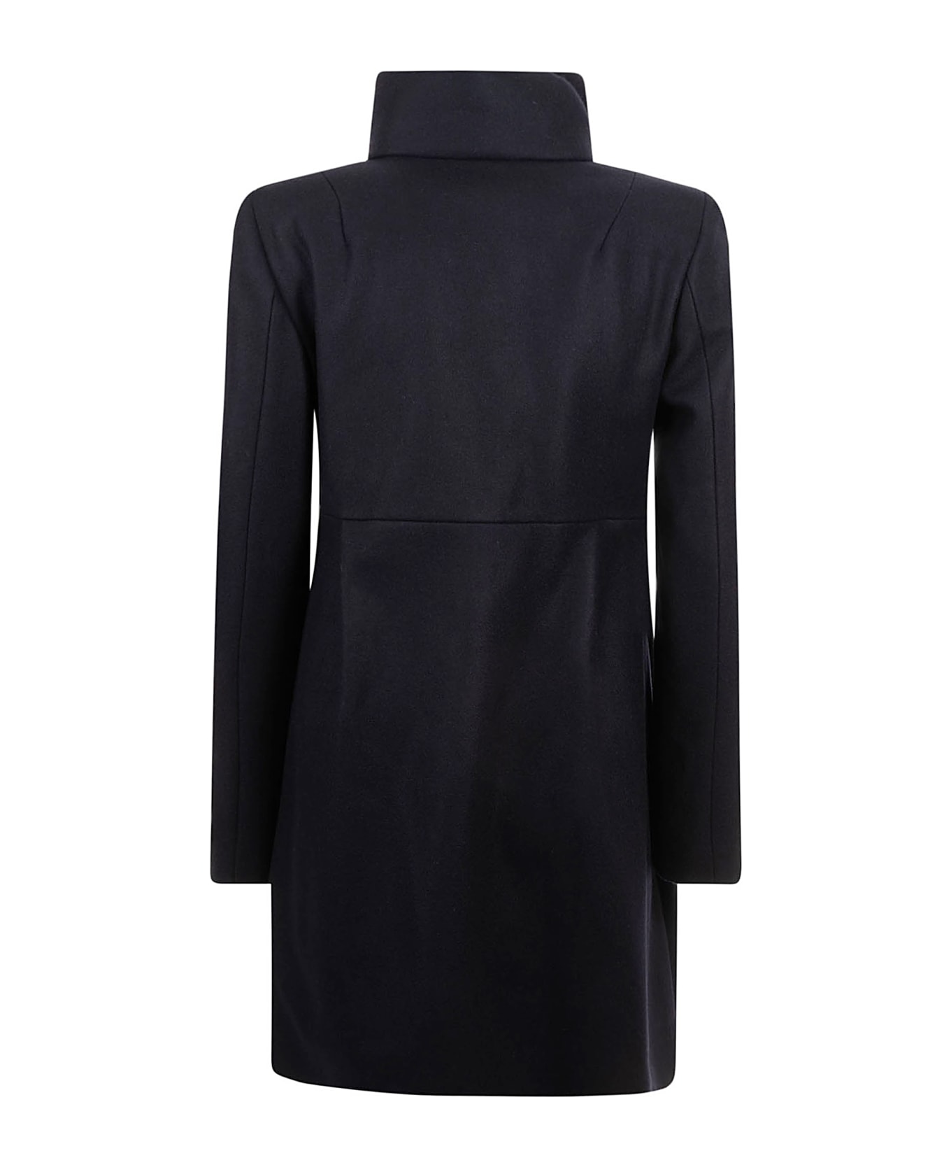 Fay High Neck Triple Toggle Lock Jacket - BLU PETROLIO