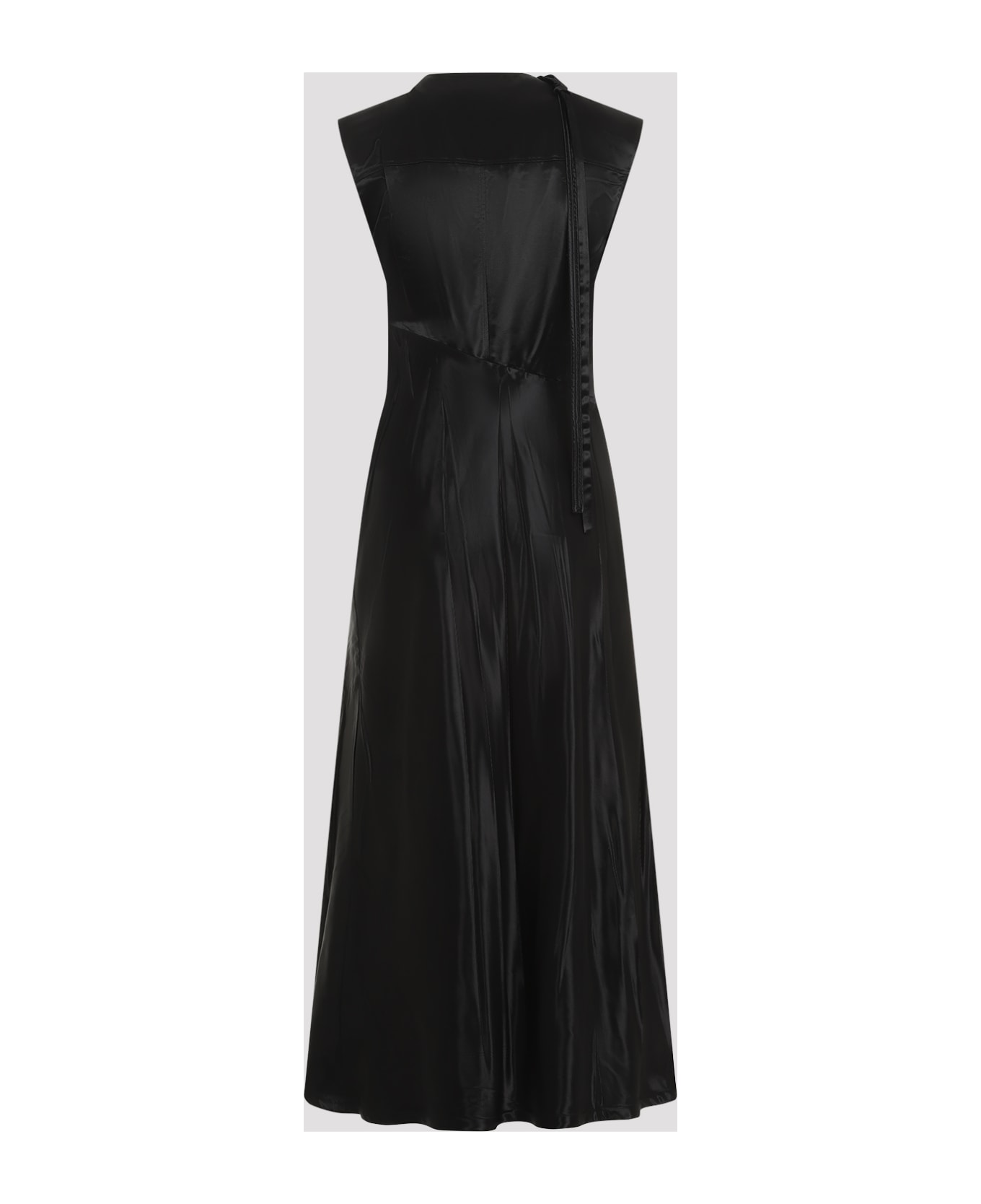 Jil Sander Dress In Black Polyamide Polyester - Black