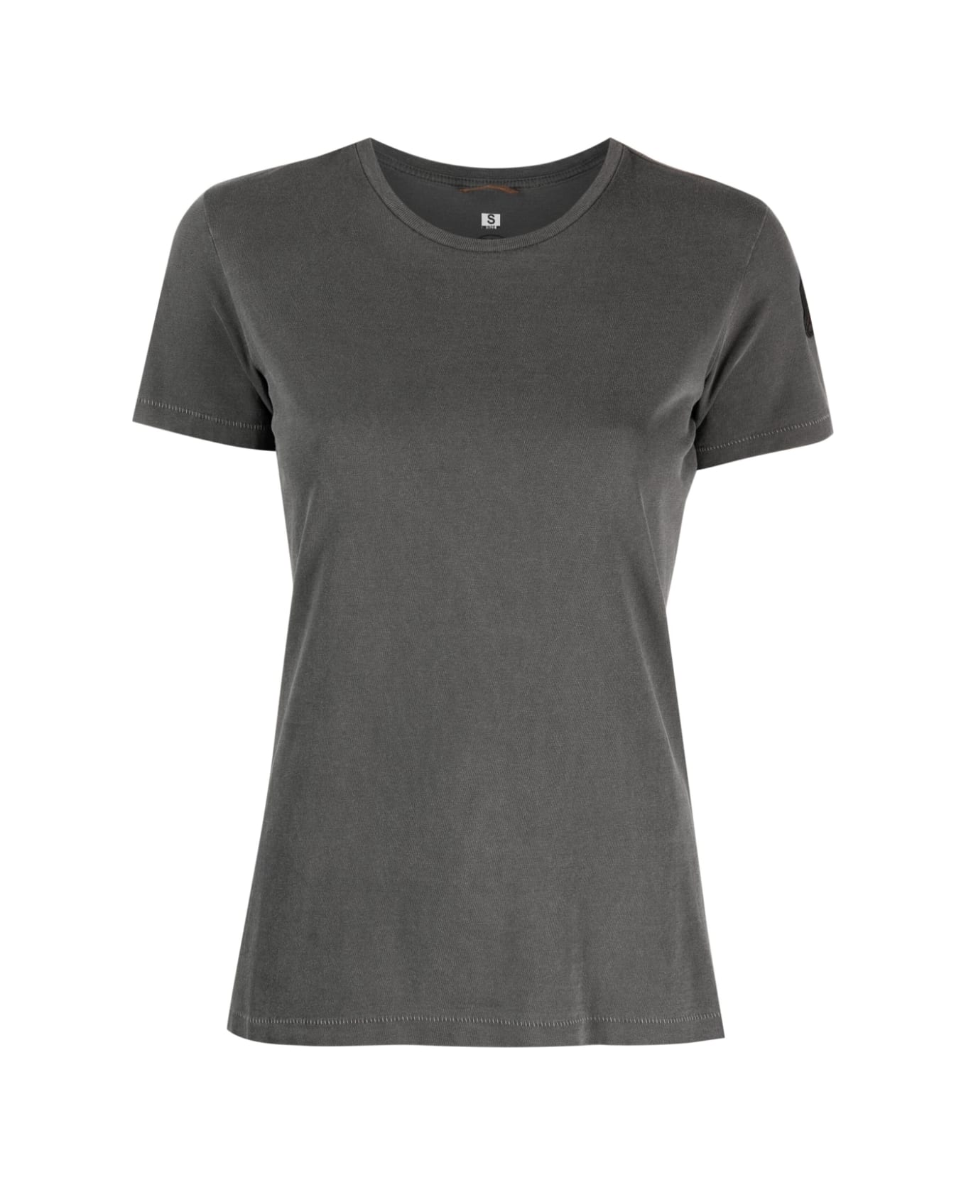 Parajumpers Crewneck T-shirt In Grey Cotton Woman - Grey Tシャツ