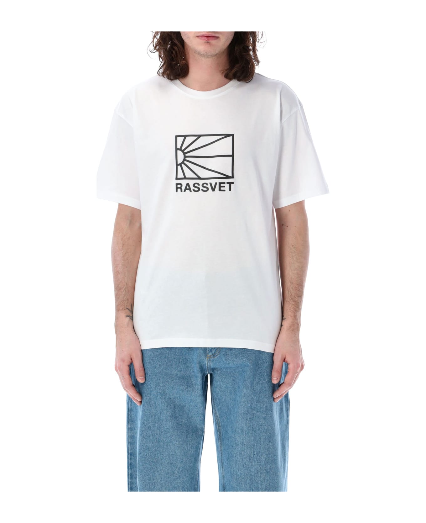 PACCBET Big Logo T-shirt - WHITE シャツ