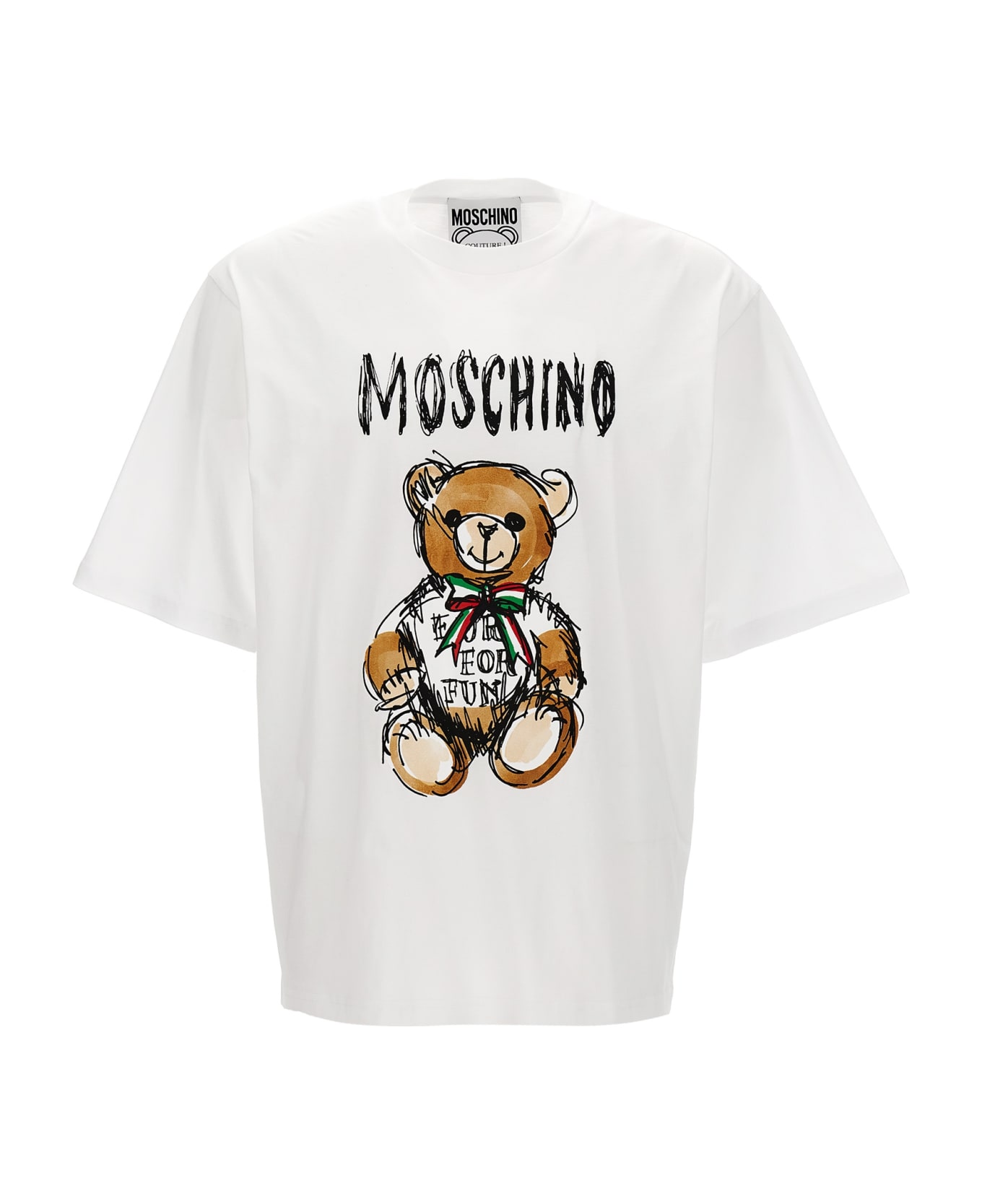 Moschino 'archive Teddy' T-shirt - Bianco