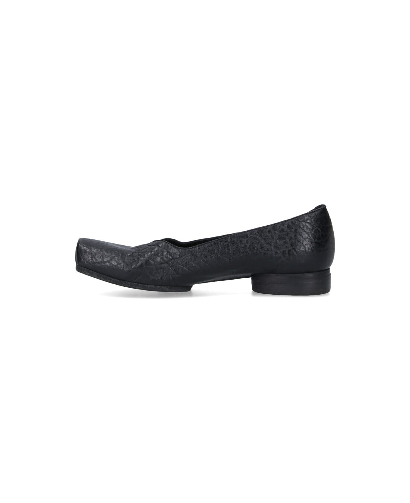 Uma Wang Heeled Ballet Flats - Black  