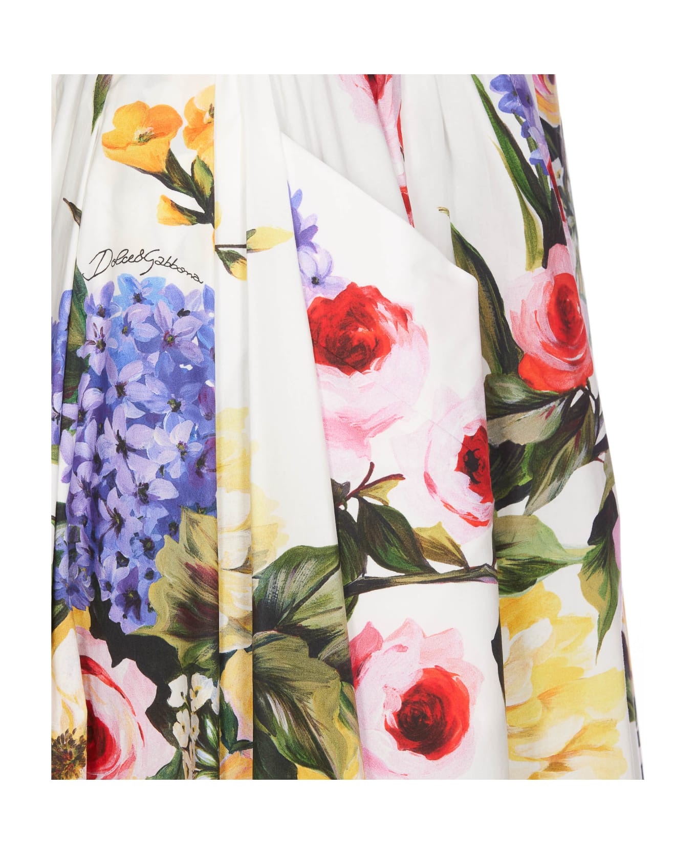 Dolce & Gabbana Garden Print Skirt