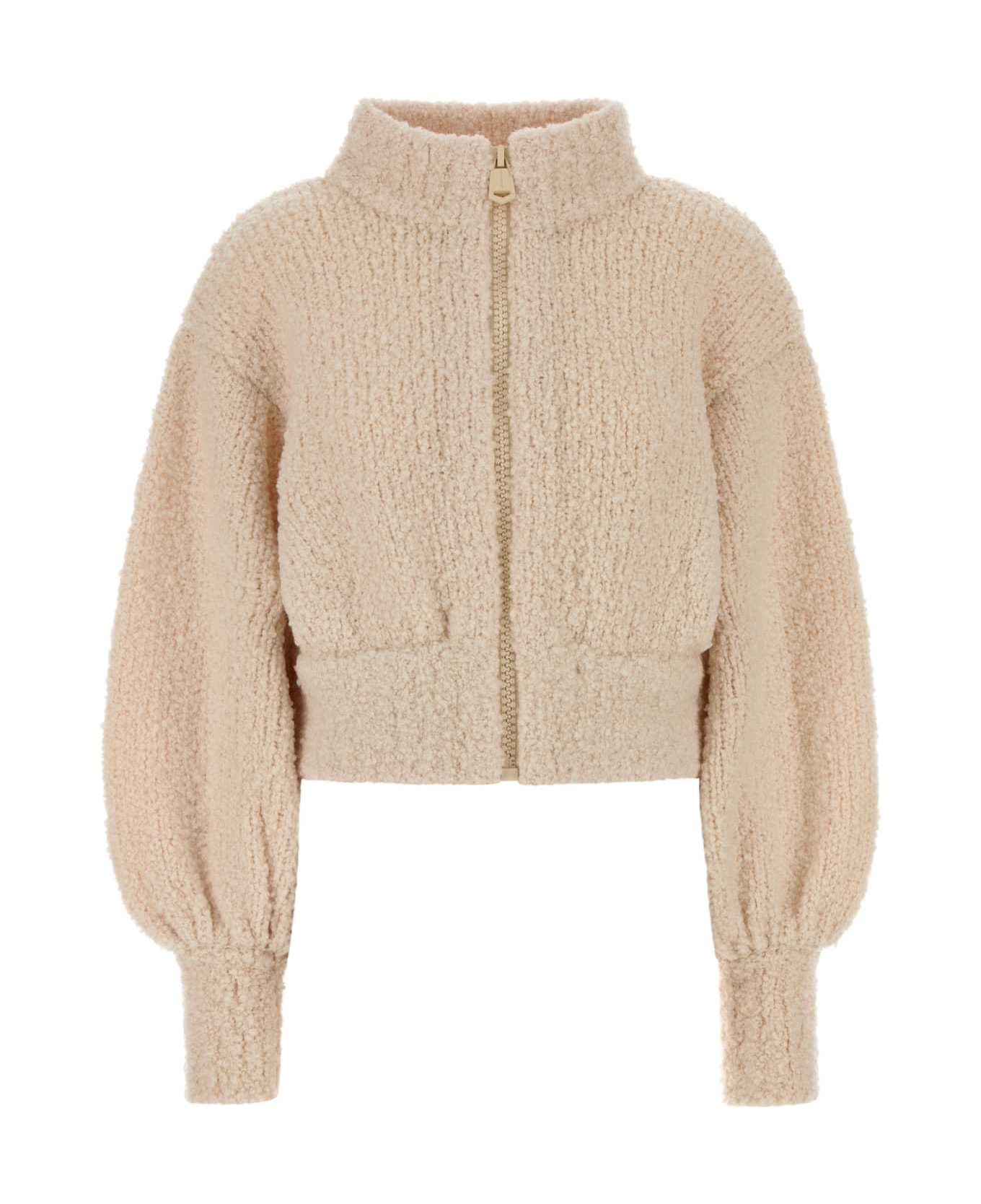 Zimmermann Ivory Boucle Hypnotic Bomber Jacket - CHALK ジャケット