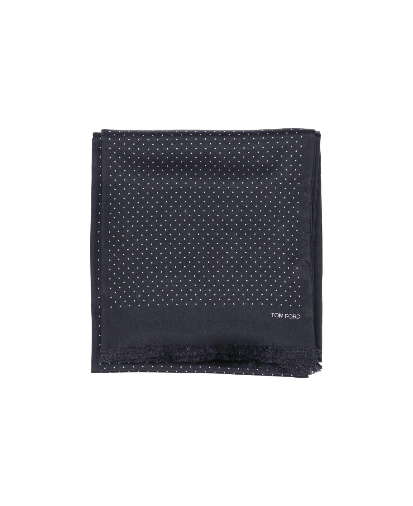 Tom Ford Silk Scarf - Black  