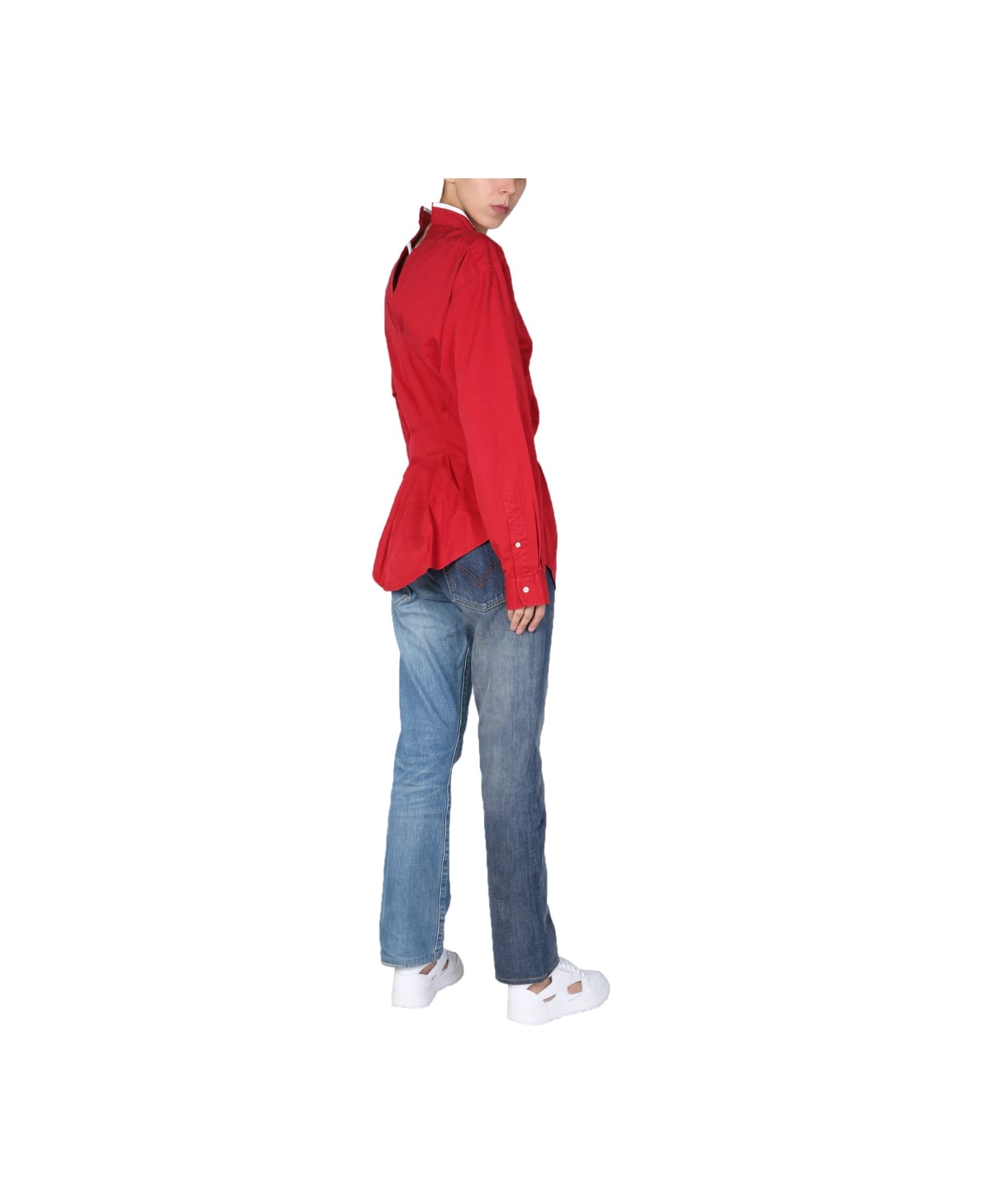 1/OFF Remade Shirt Ralph Lauren - RED シャツ