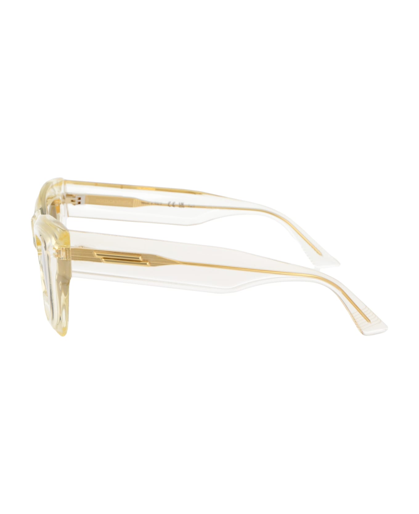 Bottega Veneta Eyewear Bv1251s Sunglasses - 004 YELLOW YELLOW BROWN