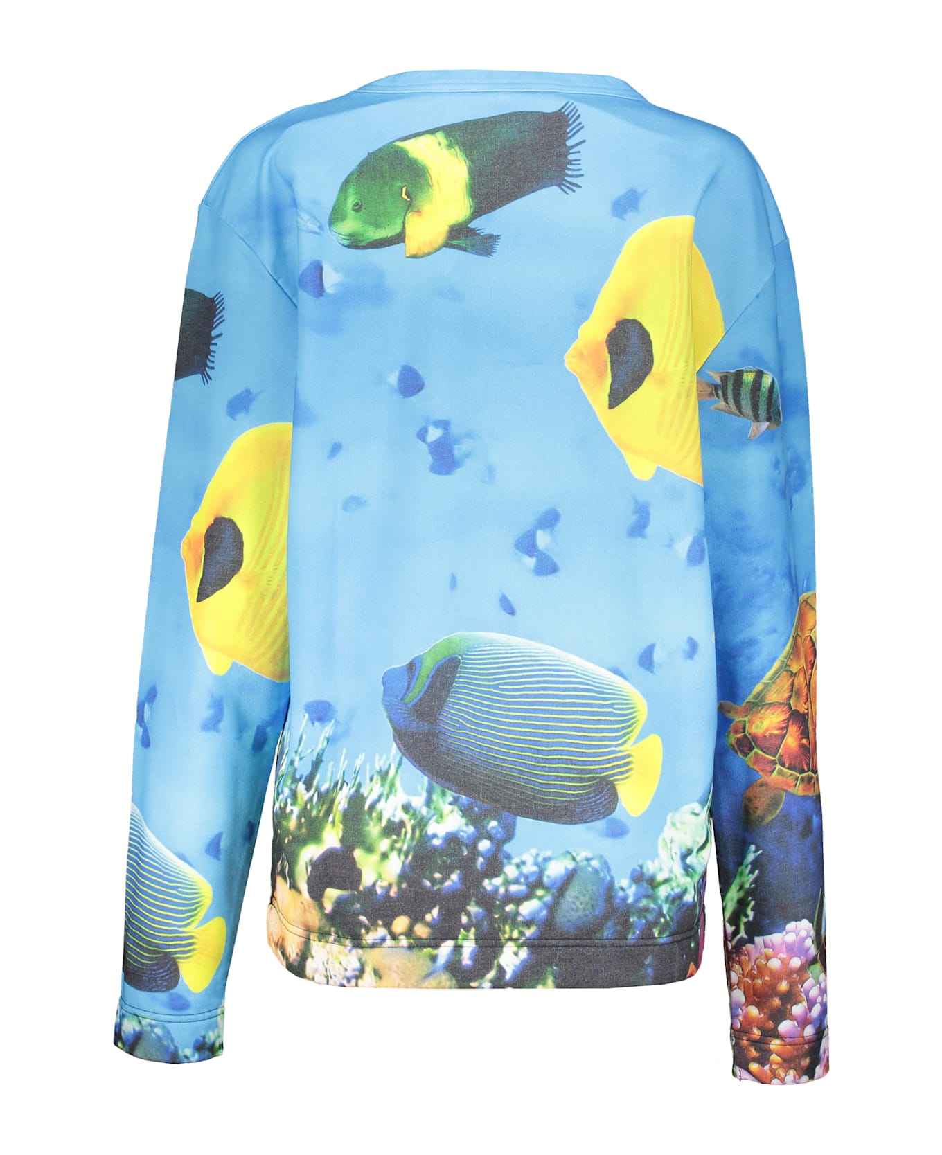 Moschino Print Sweatshirt - Light Blue
