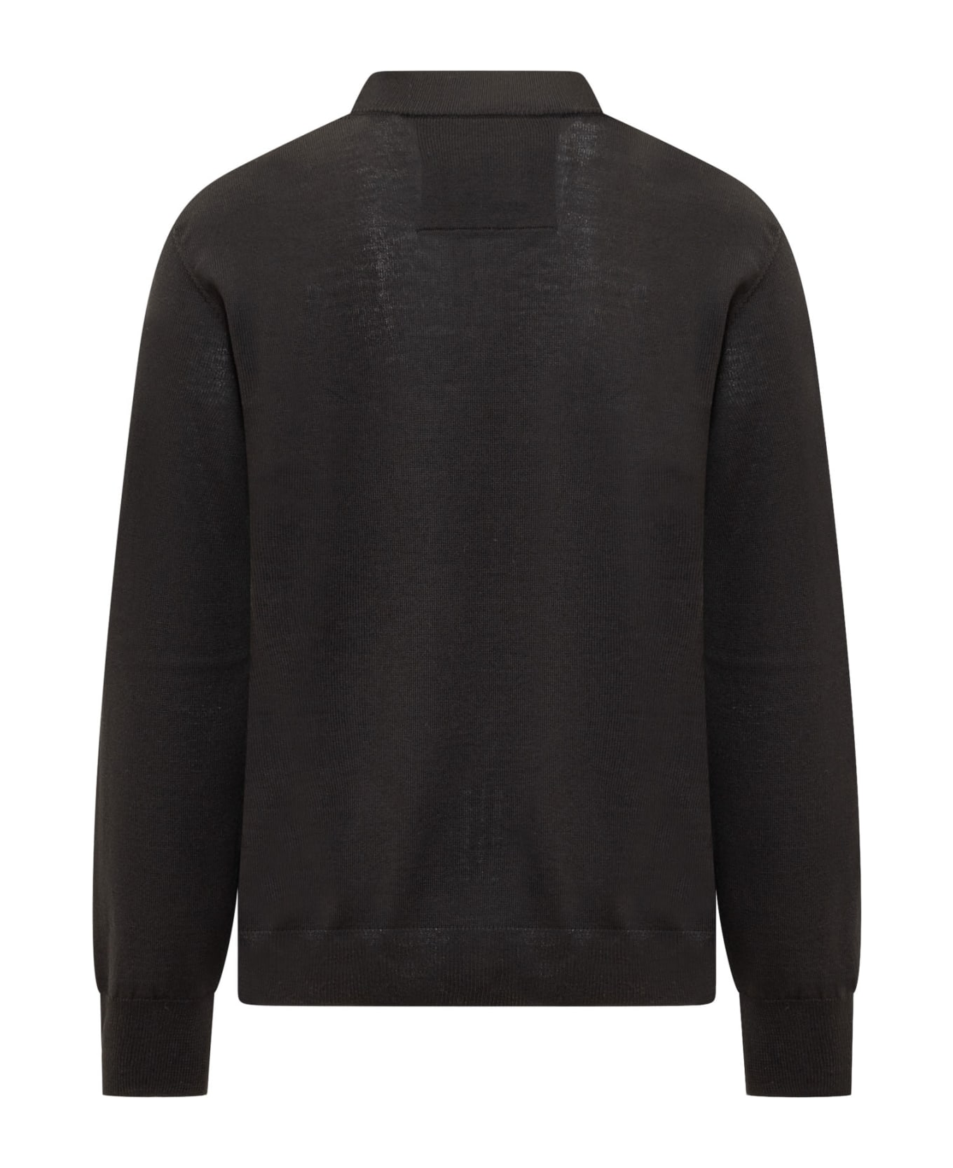Givenchy Wool Logo Sweater - Black フリース
