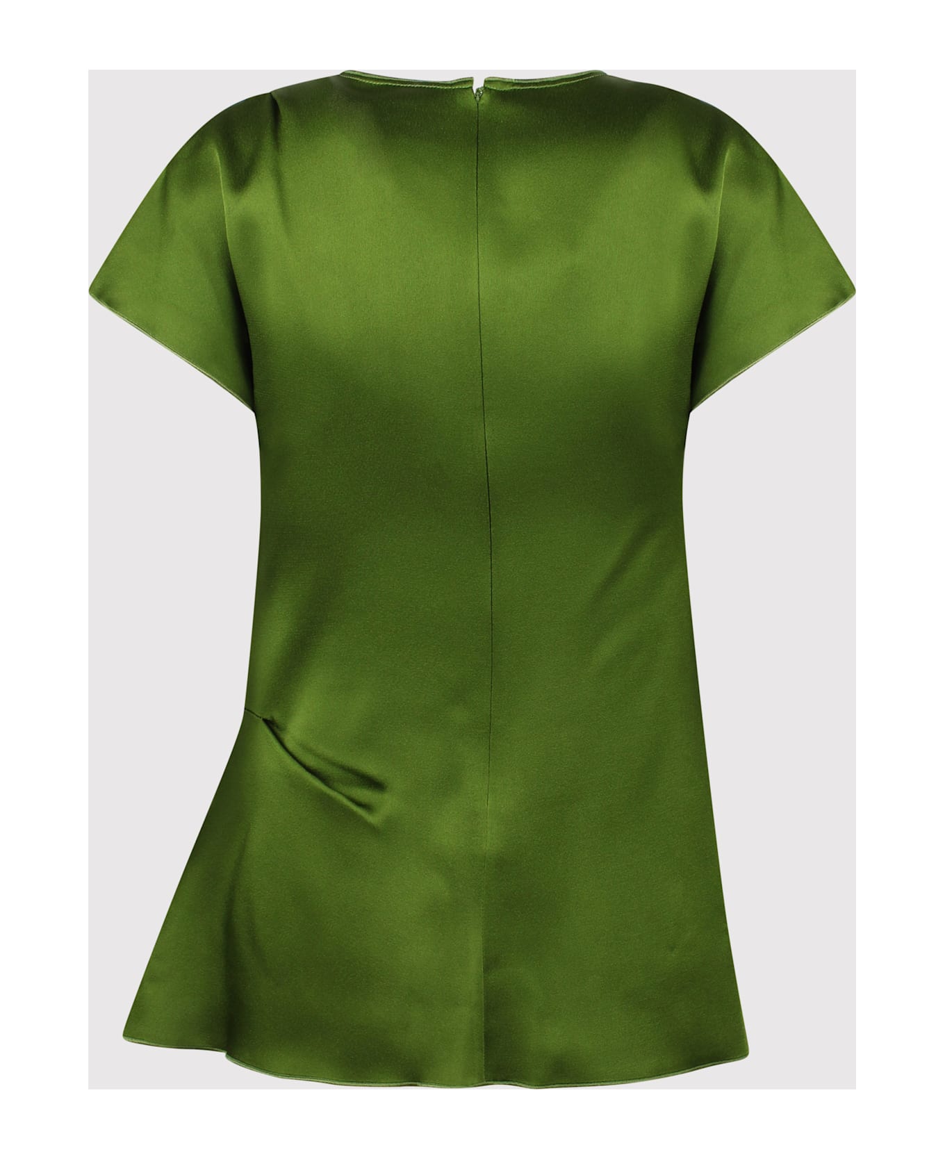 Victoria Beckham Pleated Detail Top - GREEN