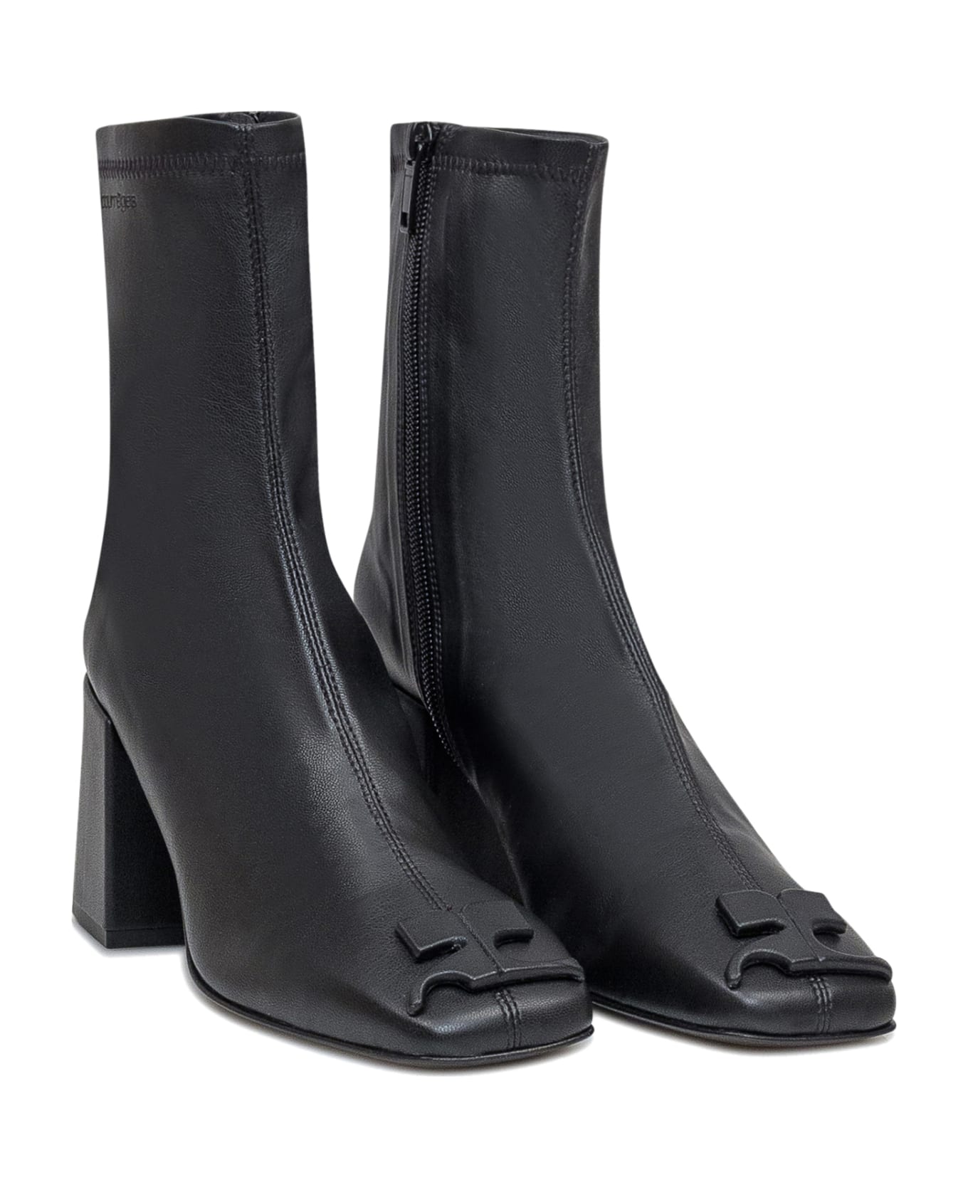 Courrèges Reedition Ankle Boot - BLACK