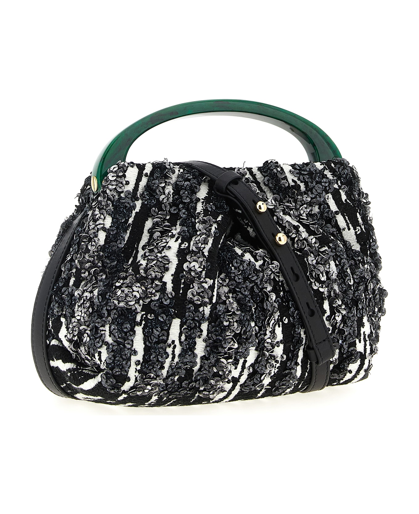 Dries Van Noten 
w.l.
 Handbag - White/Black