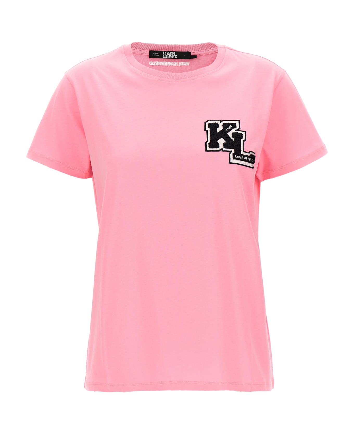 Karl Lagerfeld Logo T-shirt - Pink