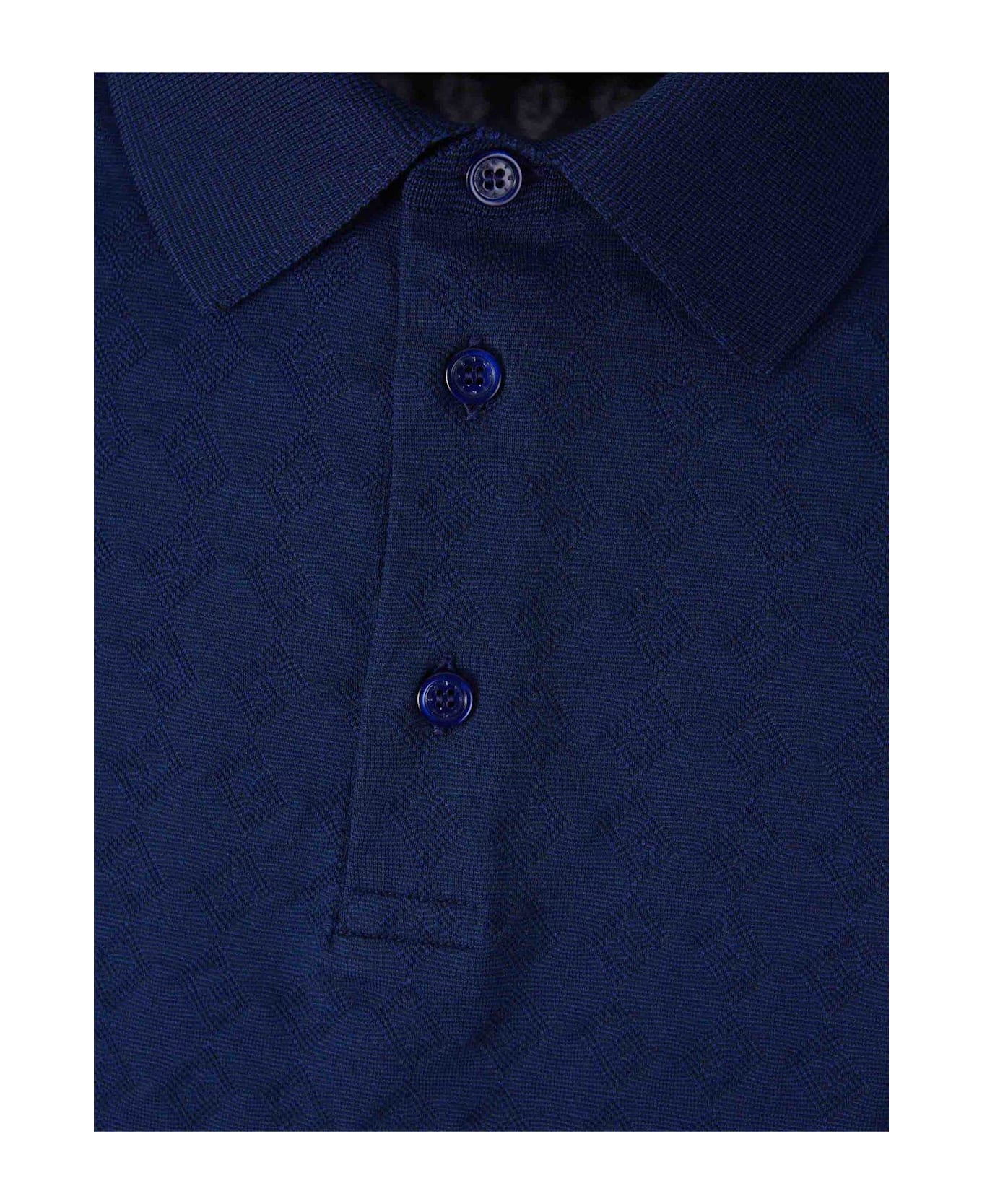 Givenchy 4g-jacquard Short-sleeved Polo Shirt