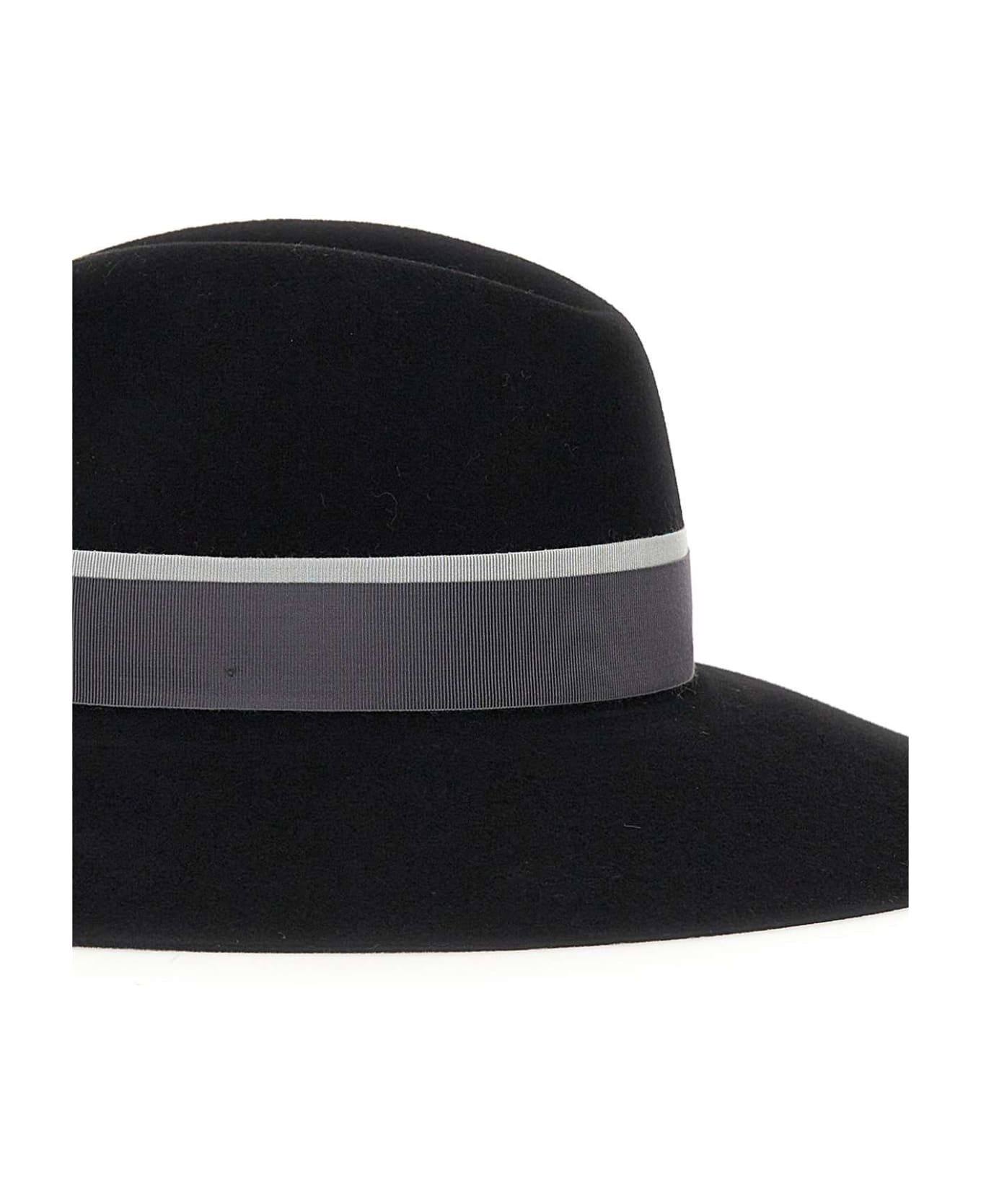 Borsalino "sophie" Superfine Wool Hat - BLACK 帽子