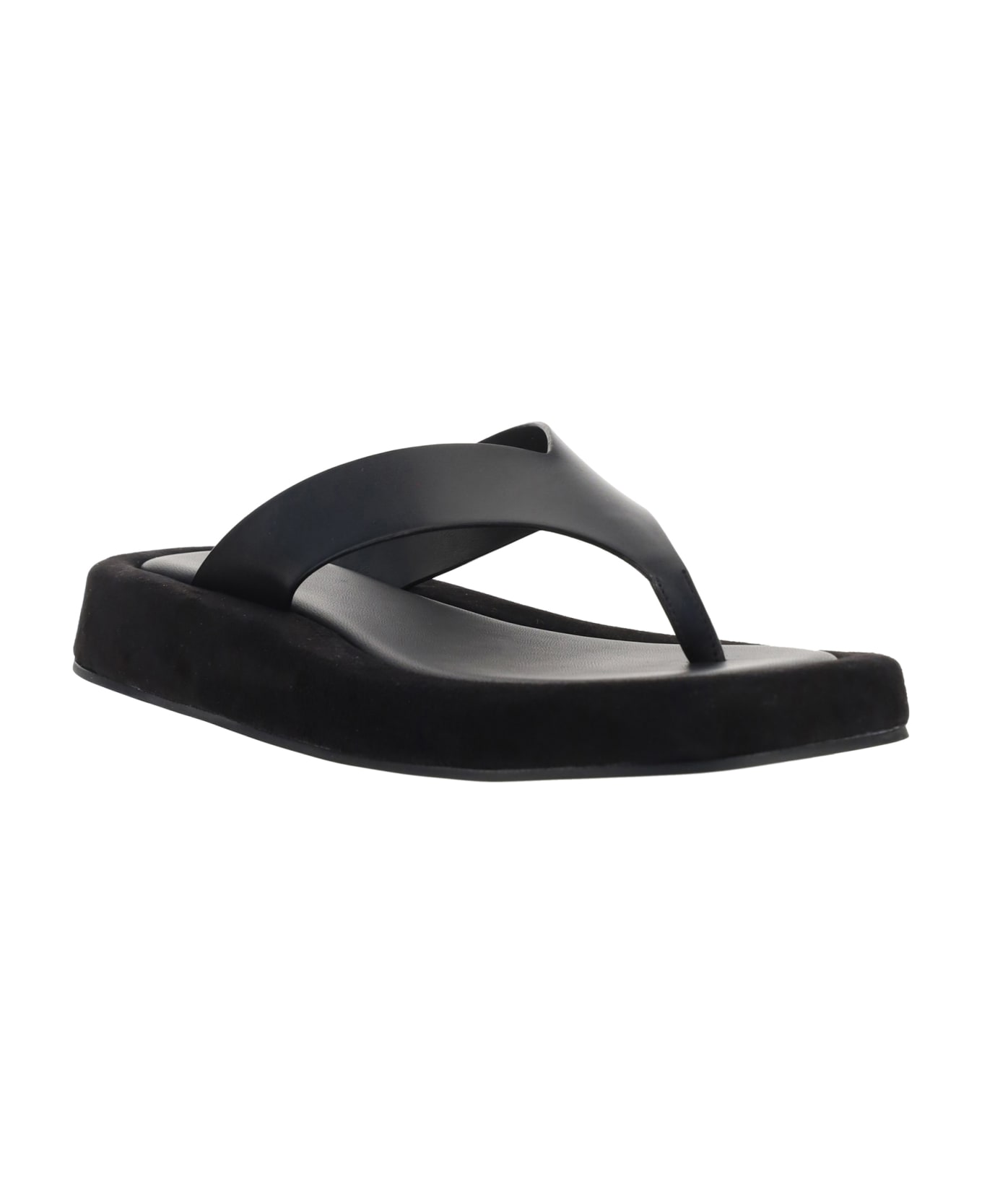 The Row Ginza Sandals - Black/black