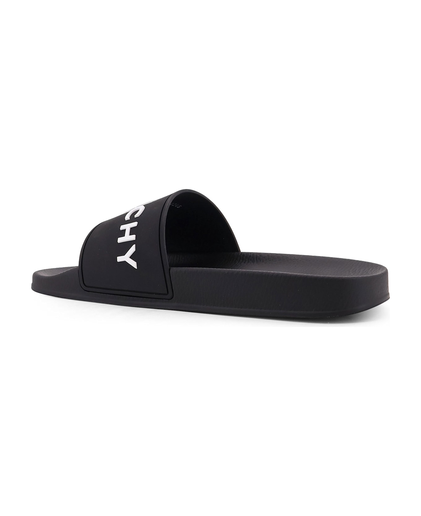 Givenchy Rubber Slides - Black
