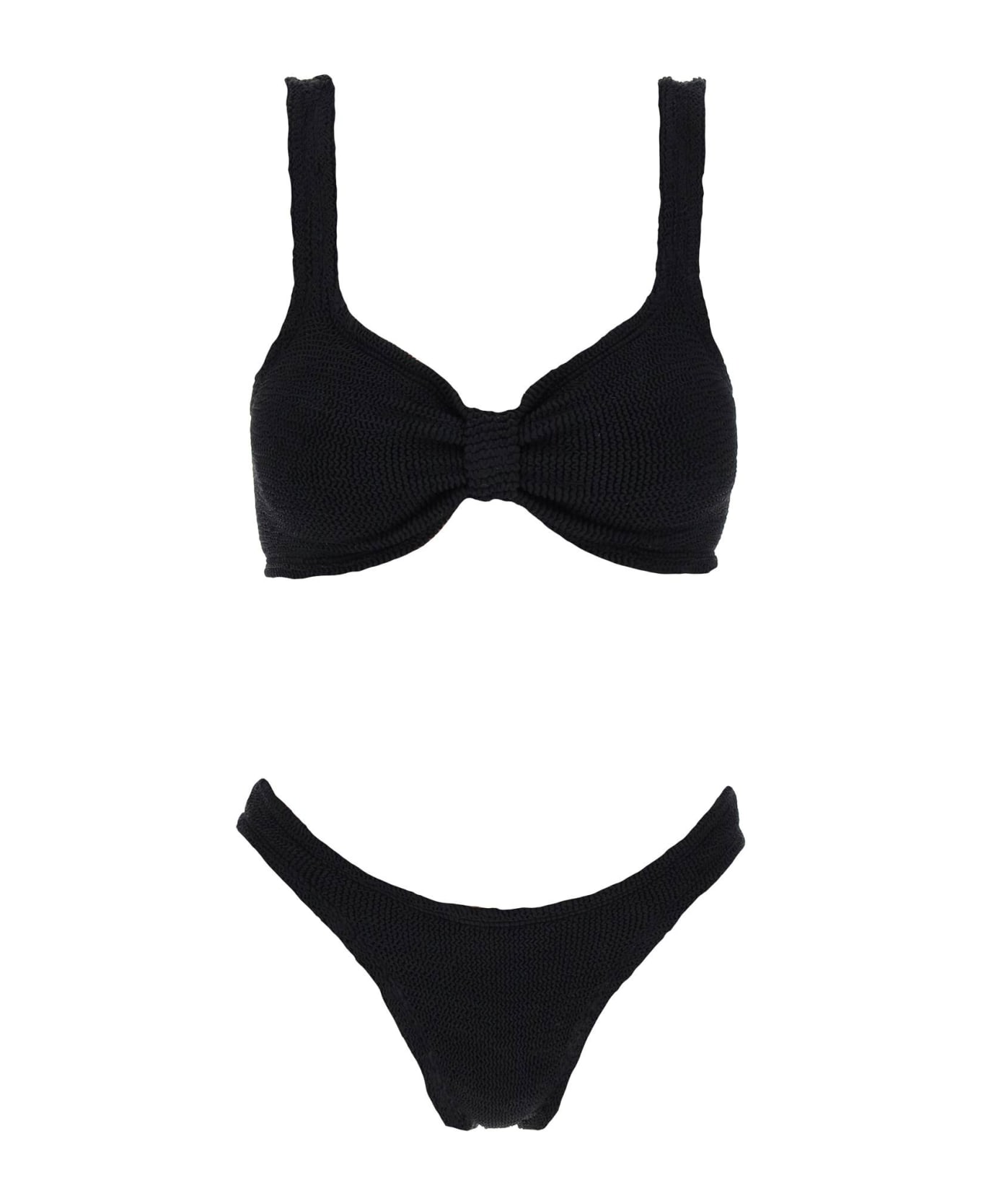 Hunza G Bonnie Bikini Set - BLACK (Black)