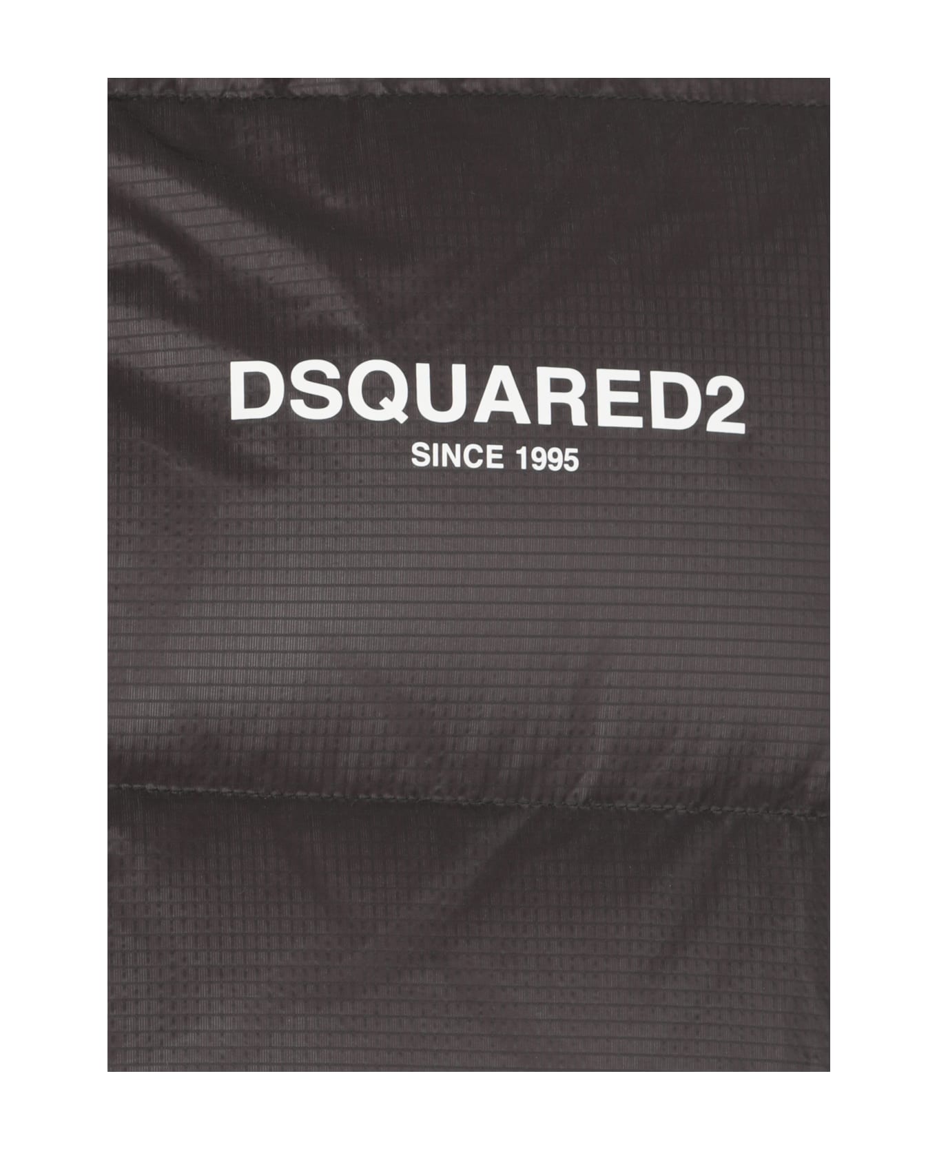 Dsquared2 Quilted Logoed Down Jacket - Black