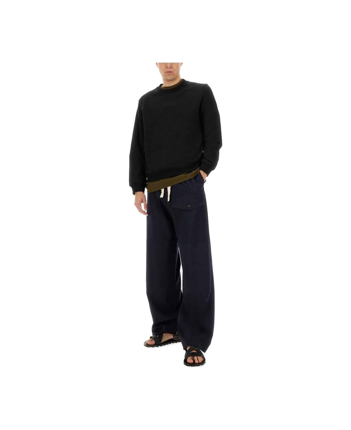 DRIES VAN NOTEN パンツ（その他） 38(S位) 2007725E0029 DRIES VAN NOTEN | Penson Zipped Pocket Belted Cotton