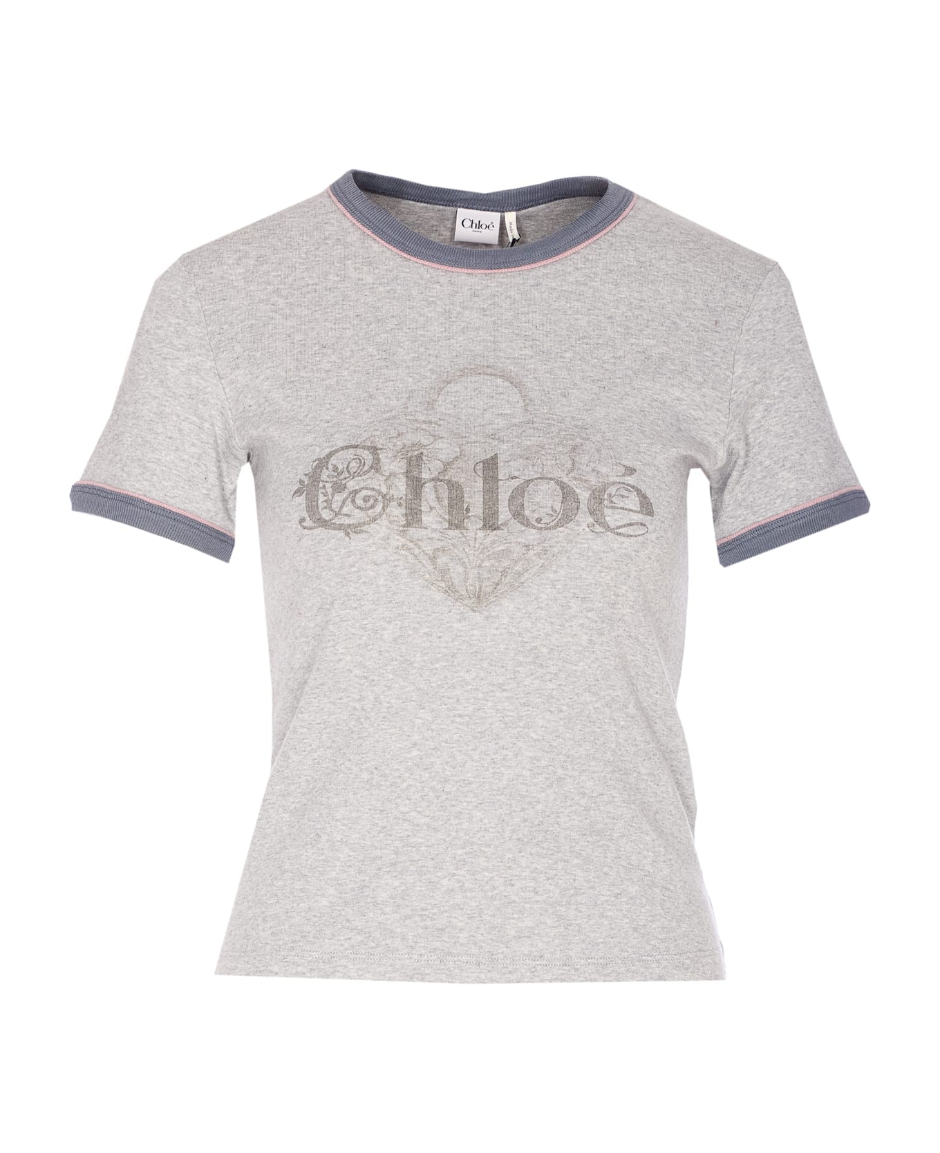 Chloé Logo T-shirt - Grey