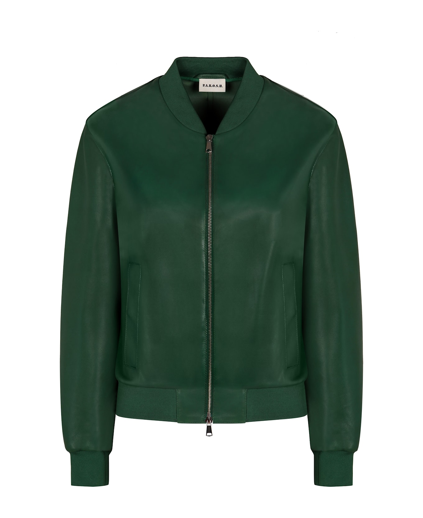 Parosh Lambskin Jacket - green