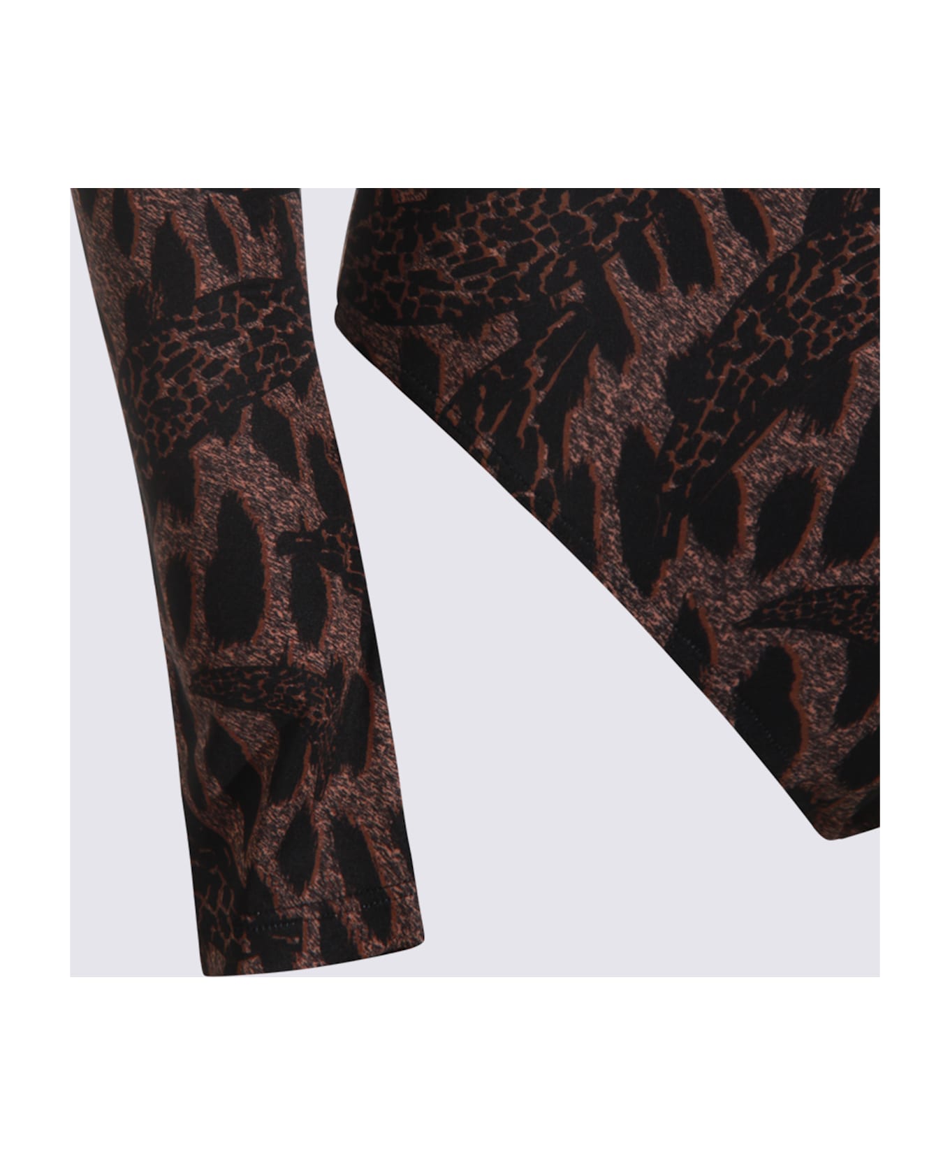 Fiorucci Brown Nylon Bodysuit - Brown