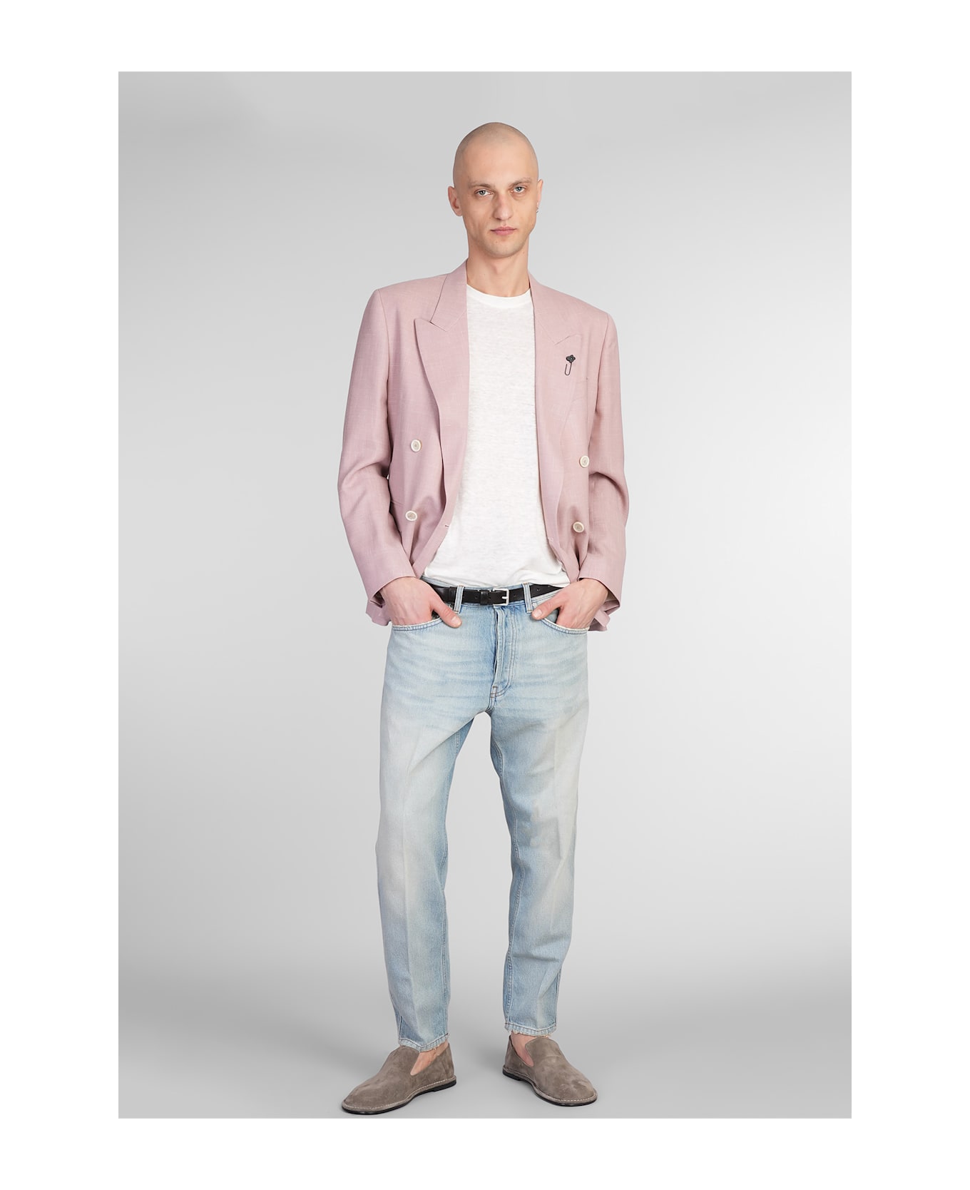 Lardini Jeans In Blue Denim - blue