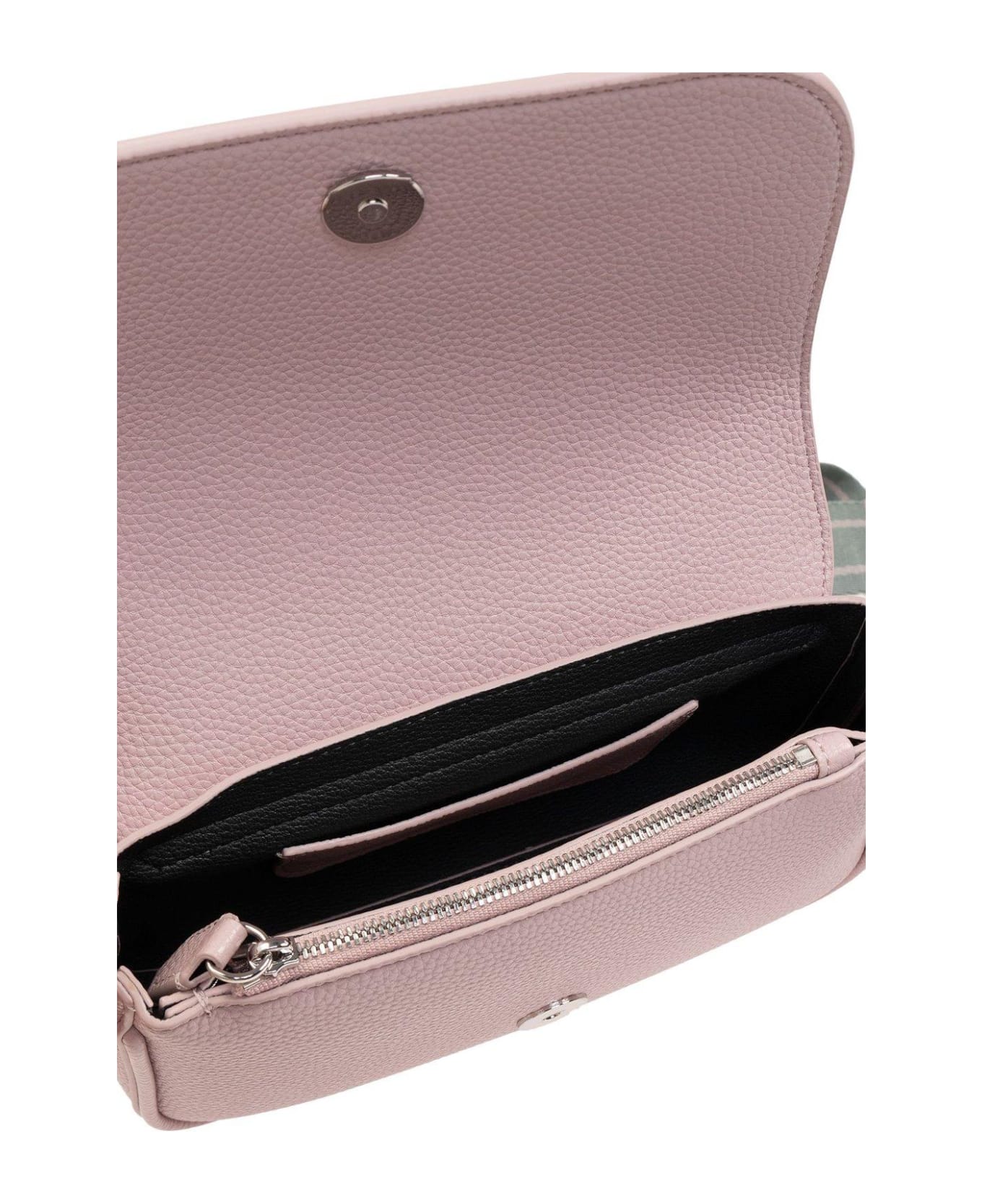 Emporio Armani Shoulder Bag With Logo - Pink