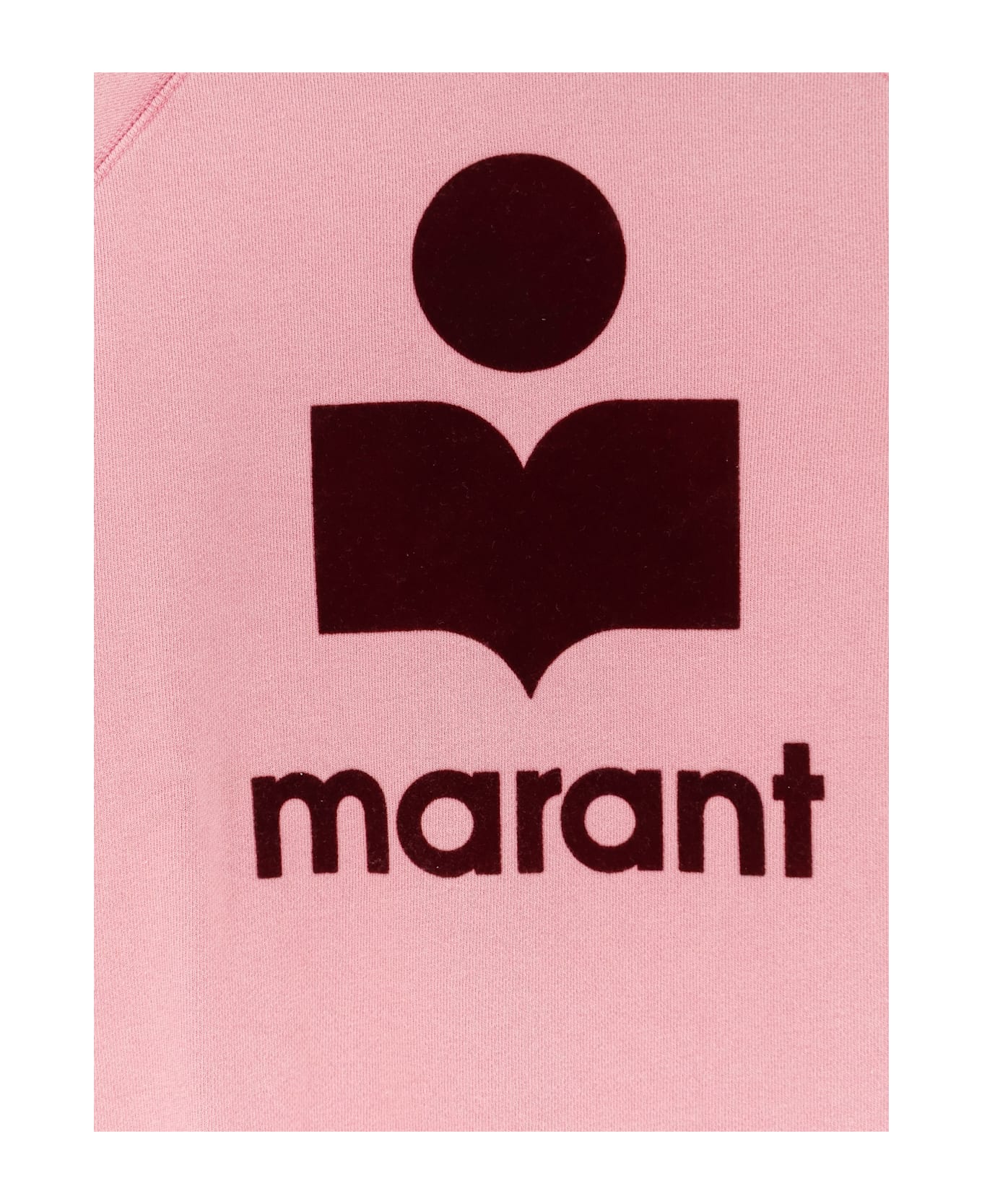 Marant Étoile Milly Ny Biologic Coton Sweatshirt - BubblegumBurgundy
