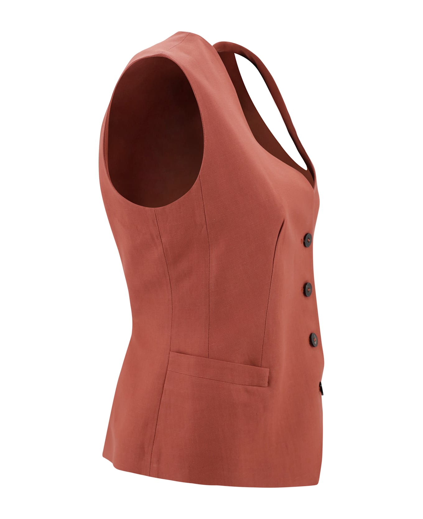 Antonelli Linen-blend Waistcoat