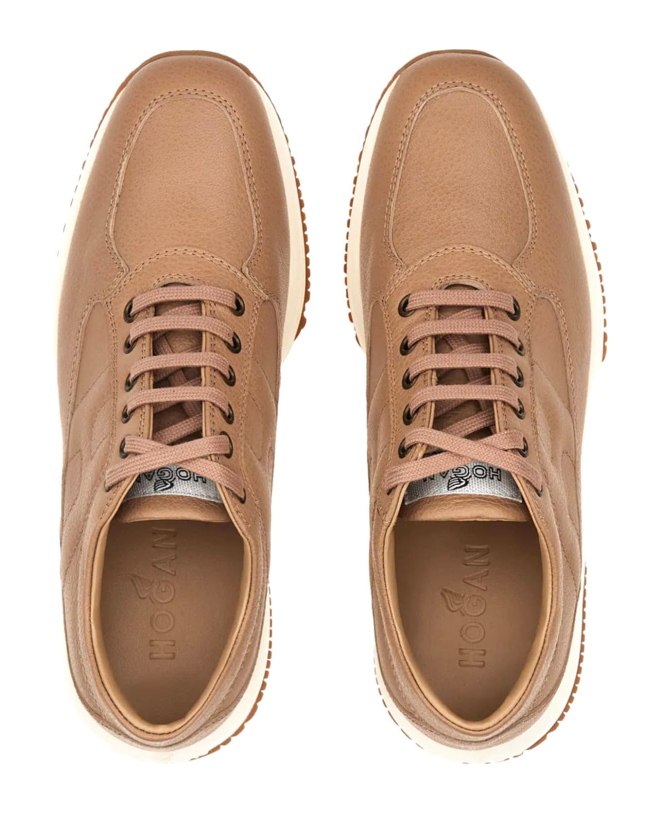 Hogan Interactive Leather Sneakers - CARNE MEDIO スニーカー