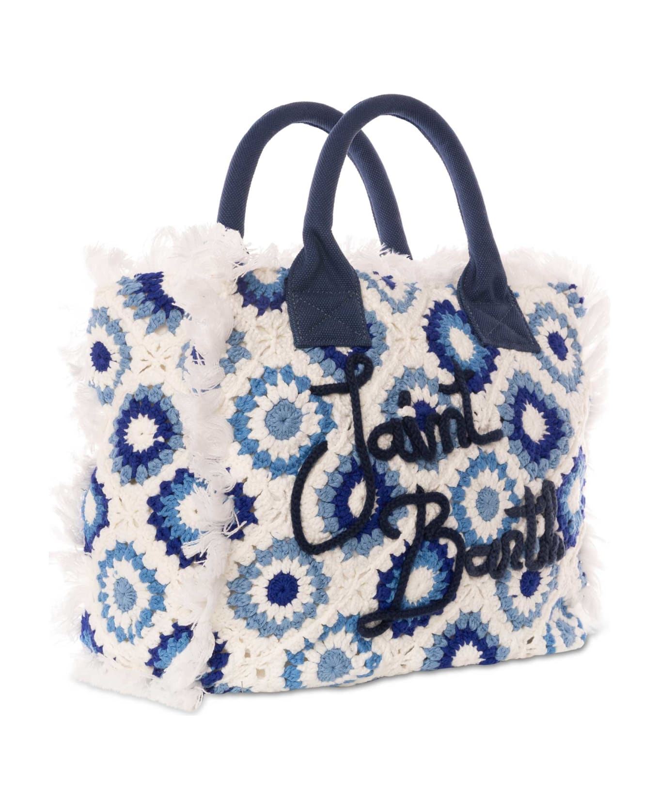 MC2 Saint Barth Vanity Crochet Shoulder Bag - WHITE トートバッグ