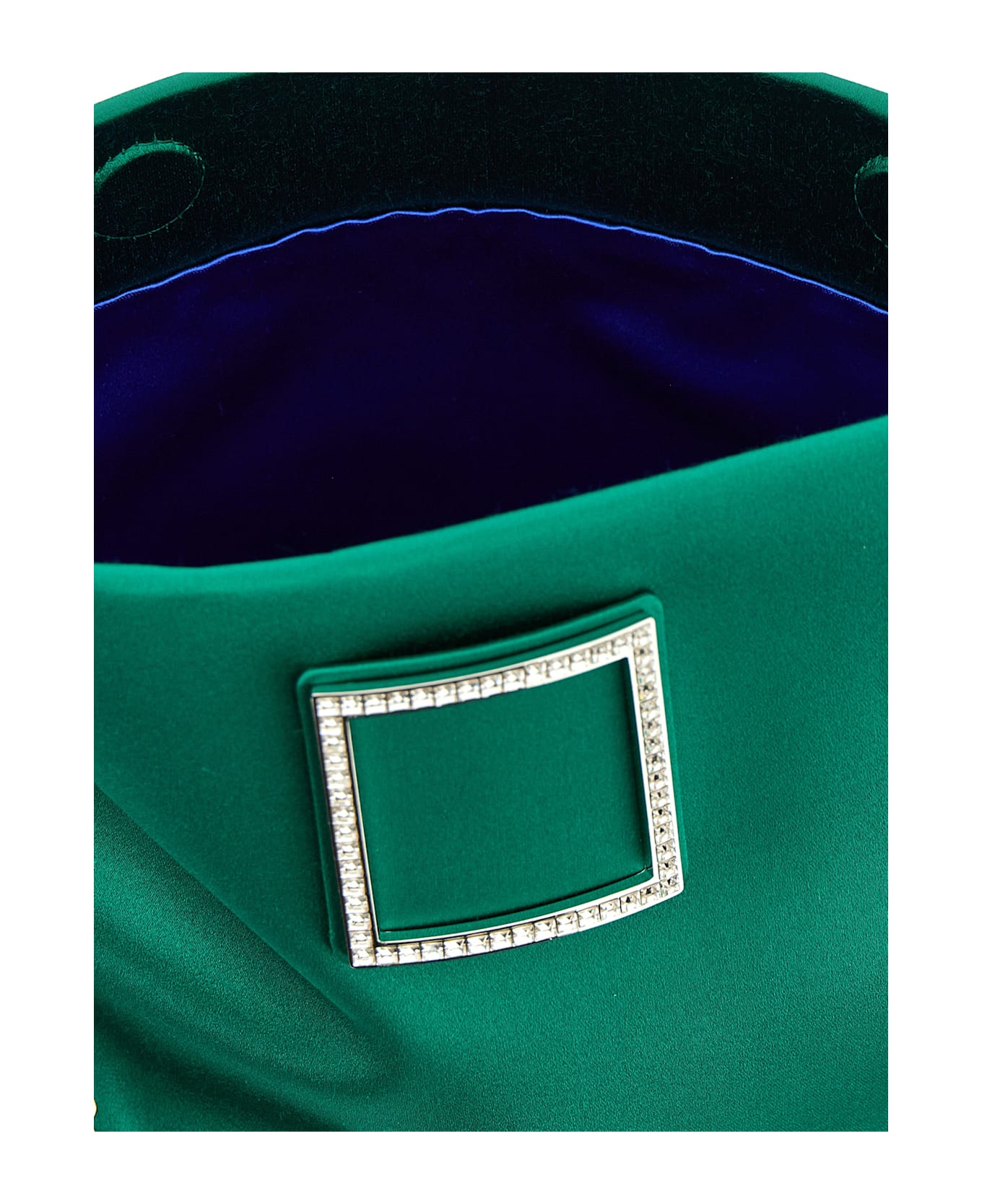 Roger Vivier 'trompette' Clutch - Green