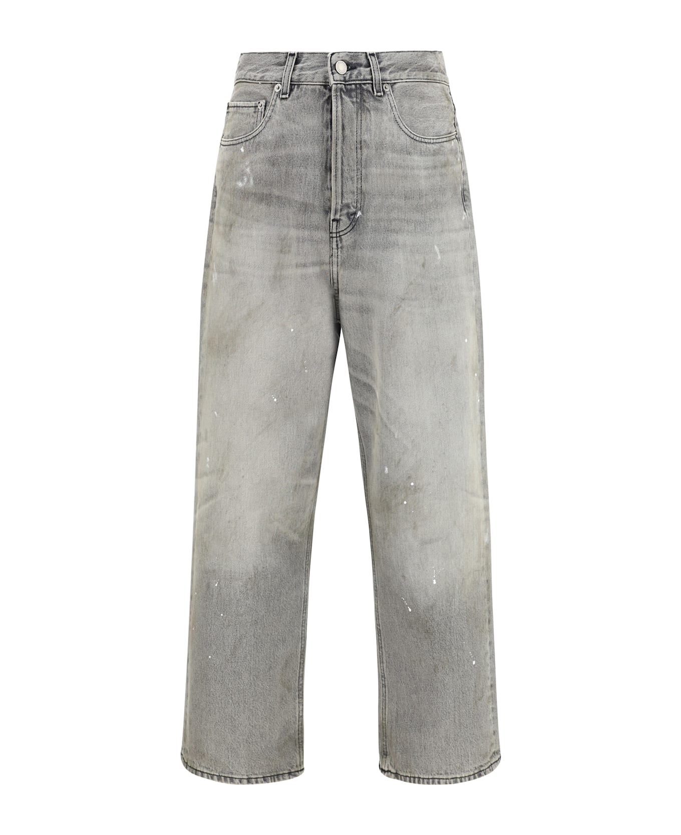 Haikure Grey Straight-leg Jeans