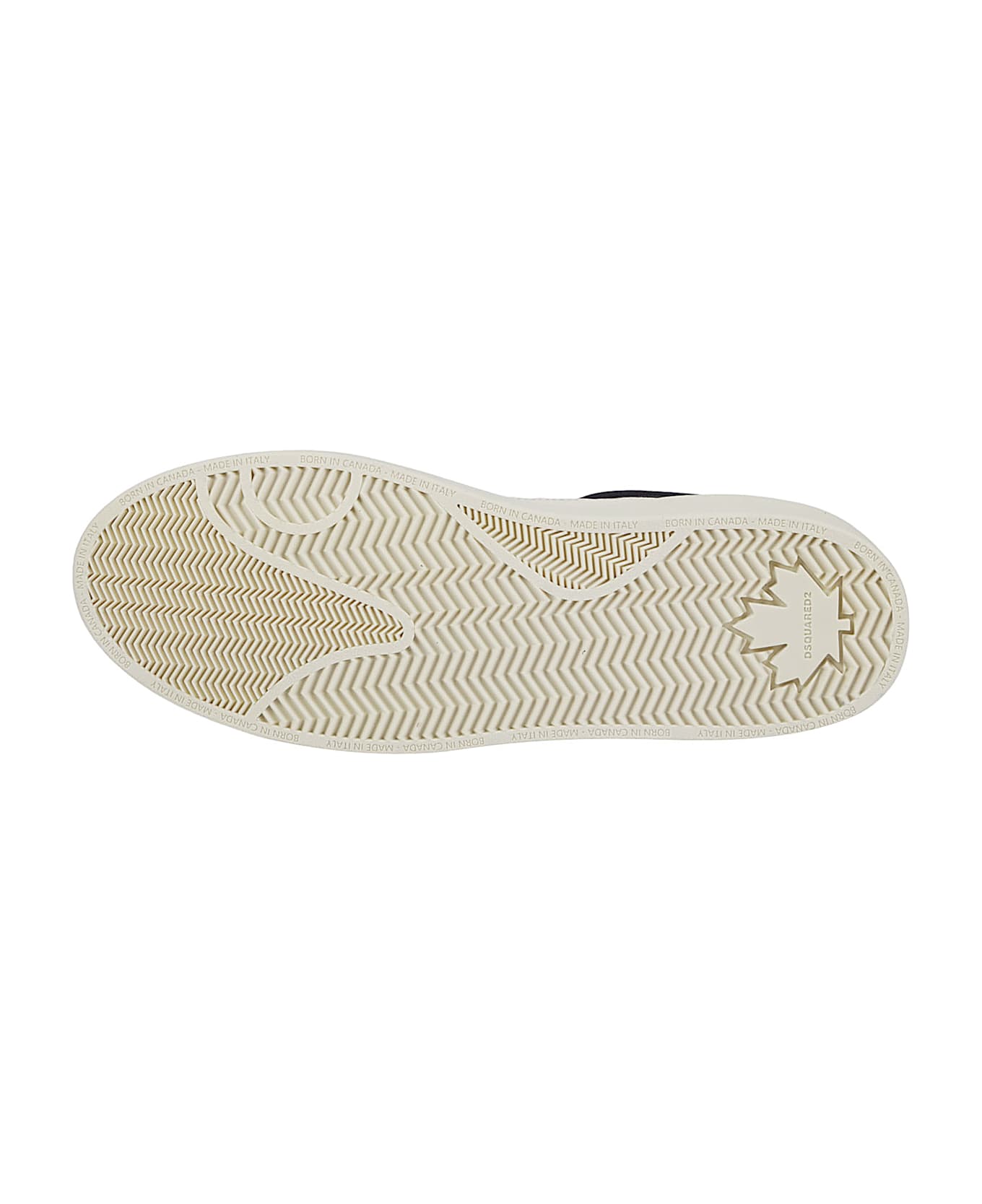 Dsquared2 Rider Lace-up Low Top Sneakers - Navy/crema