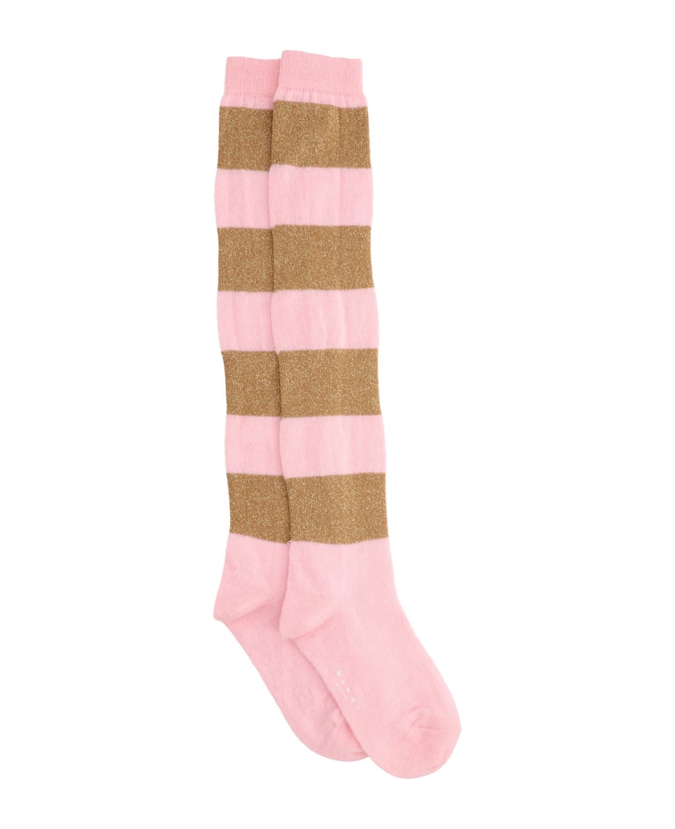 Marni Striped Socks - Pink