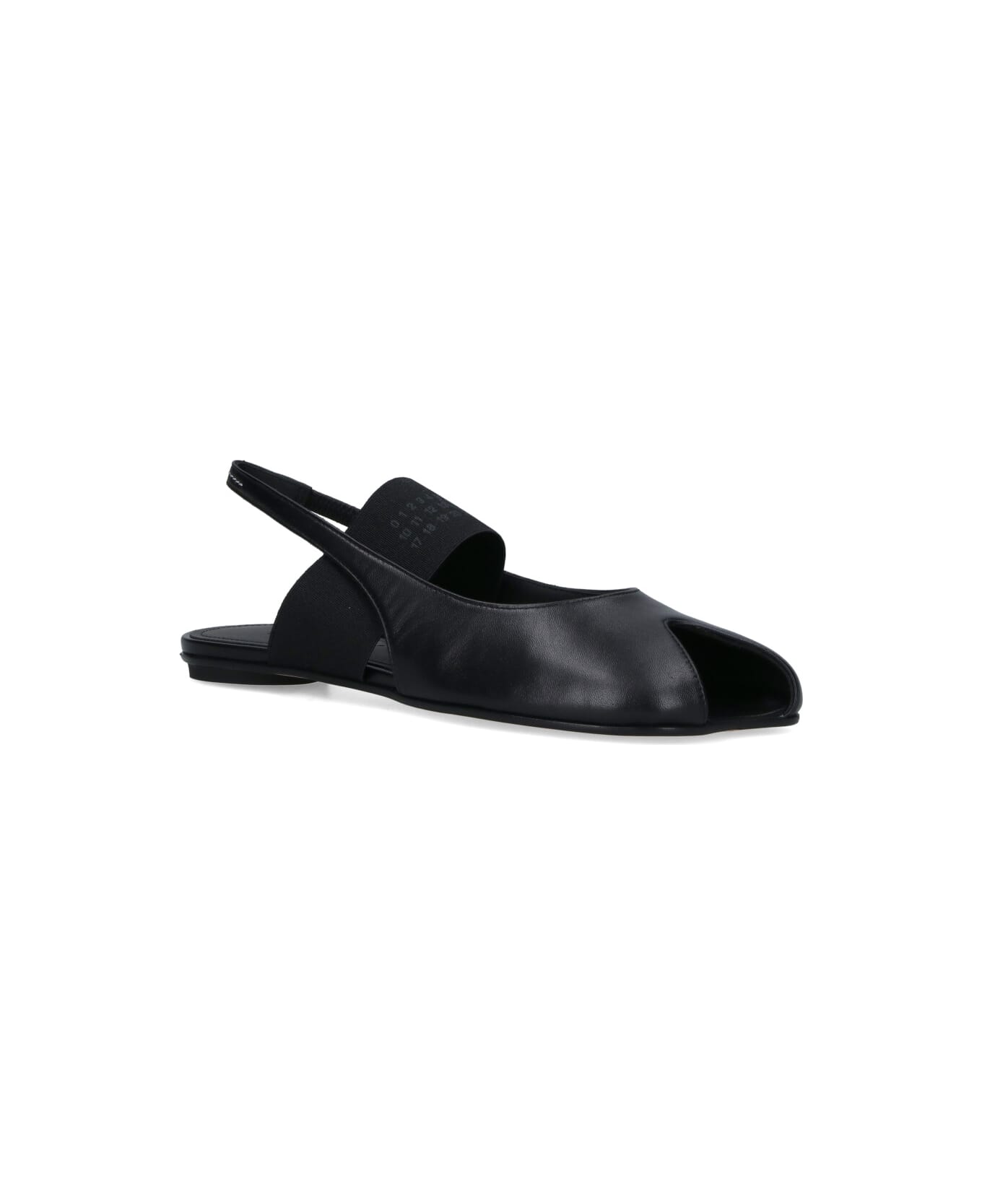 MM6 Maison Margiela Open Toe "tabi" Sandals - Black  
