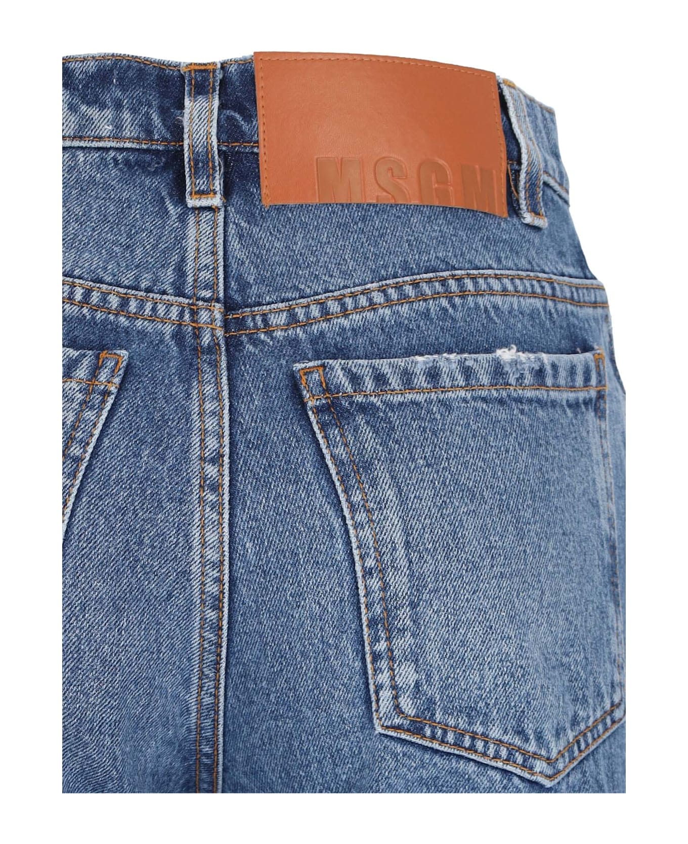 MSGM Straight Jeans - Denim