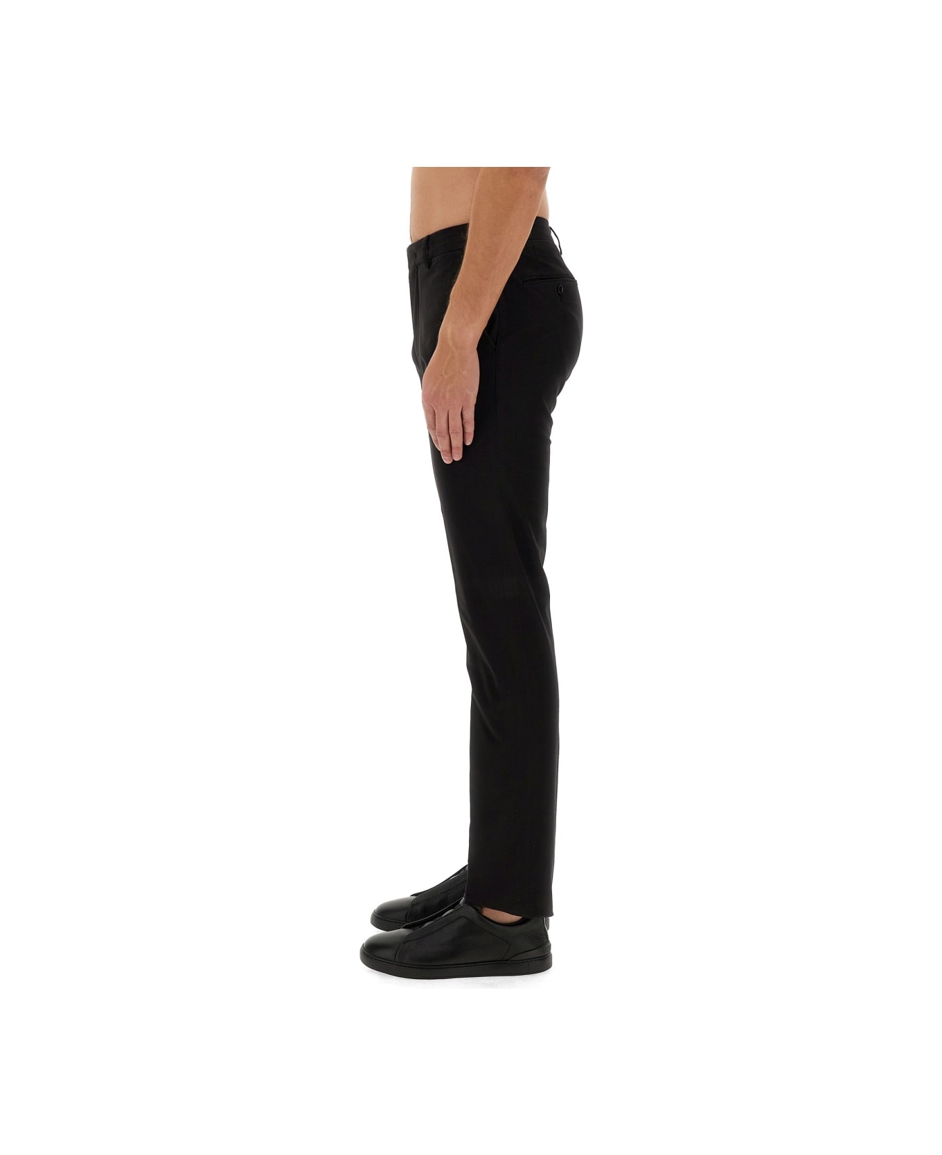 Zegna Straight Leg Pants - BLACK
