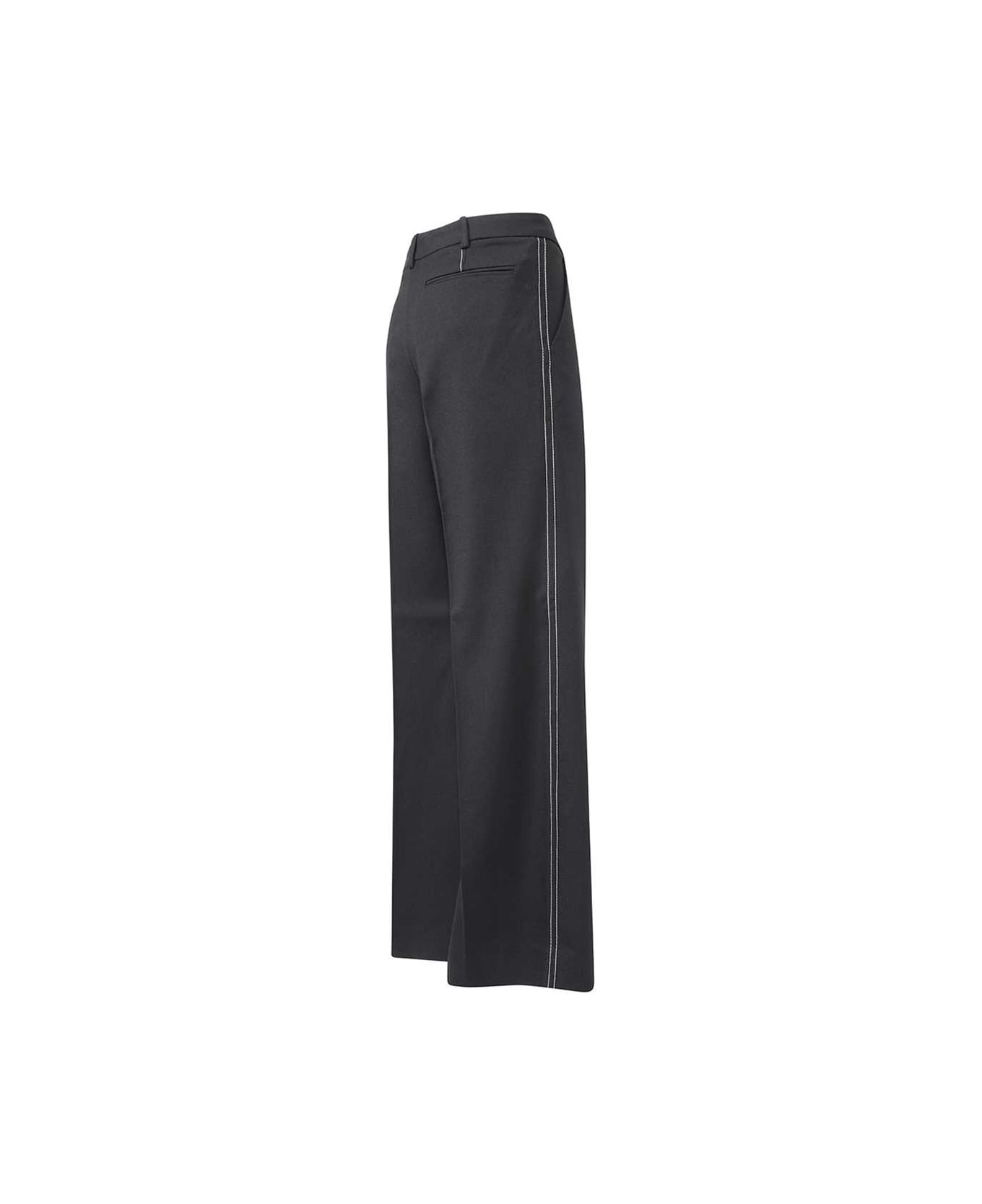 Marine Serre Tailored Trousers - black